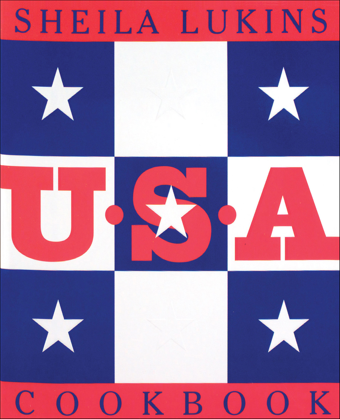 This image is the cover for the book U.S.A. Cookbook