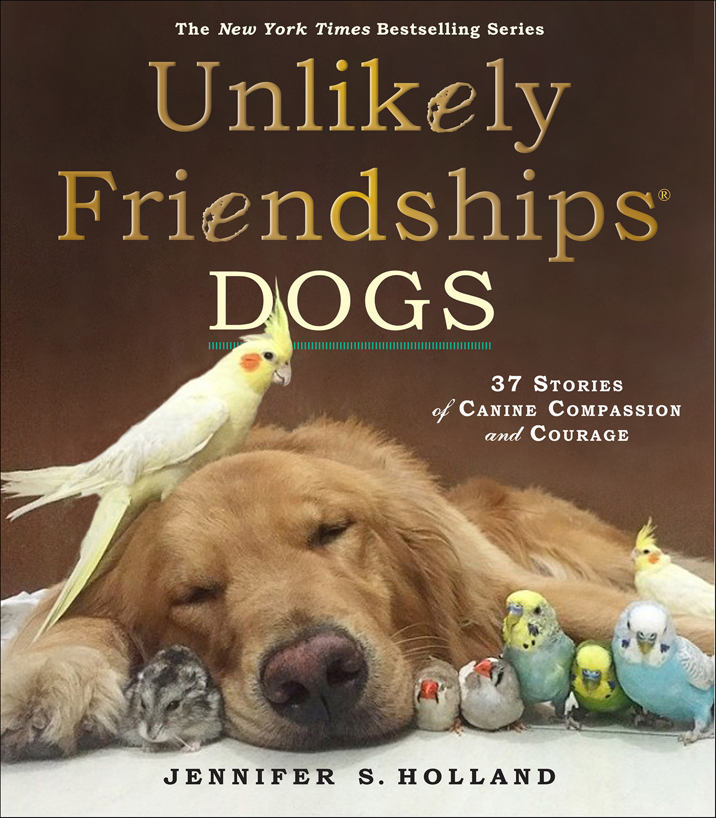 This image is the cover for the book Unlikely Friendships: Dogs