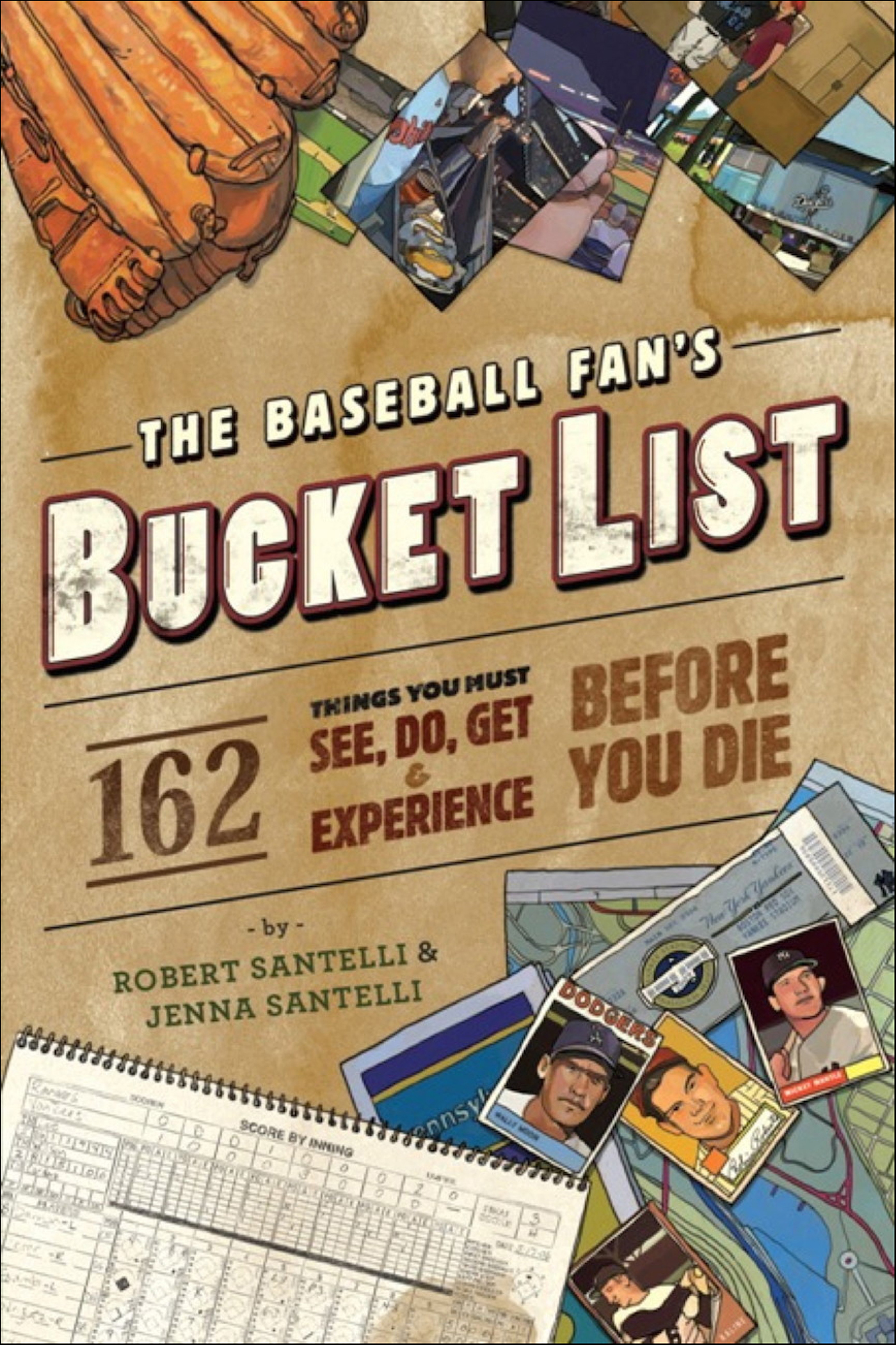 This image is the cover for the book Baseball Fan's Bucket List