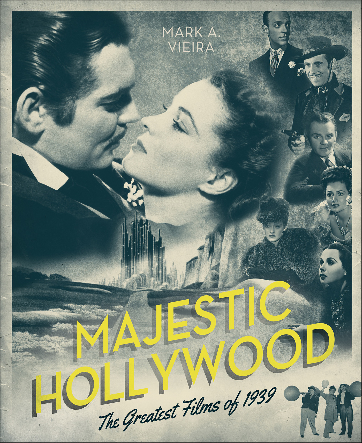 This image is the cover for the book Majestic Hollywood