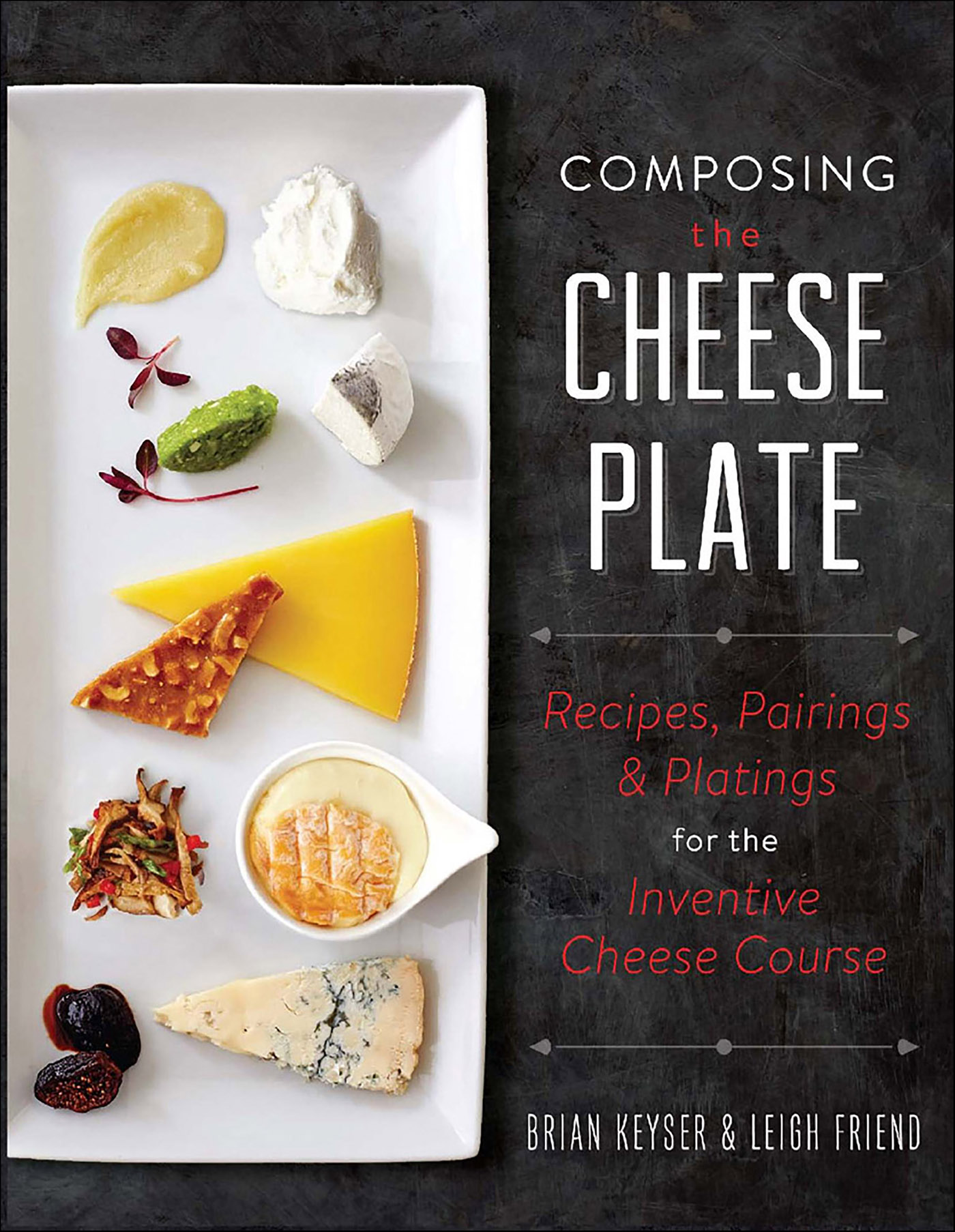 This image is the cover for the book Composing the Cheese Plate