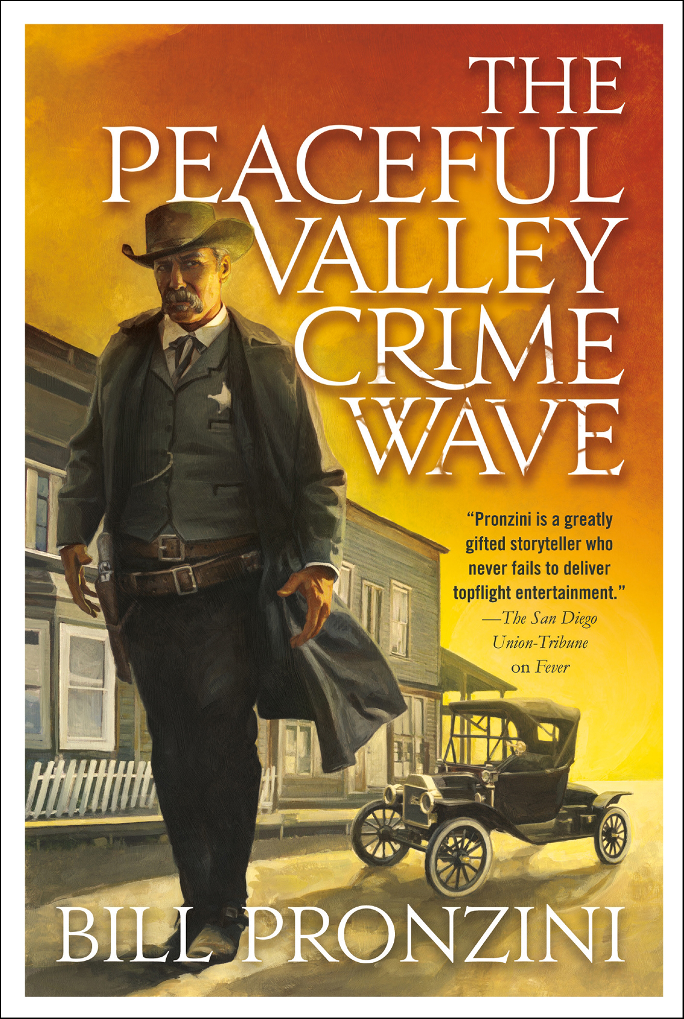 This image is the cover for the book Peaceful Valley Crime Wave