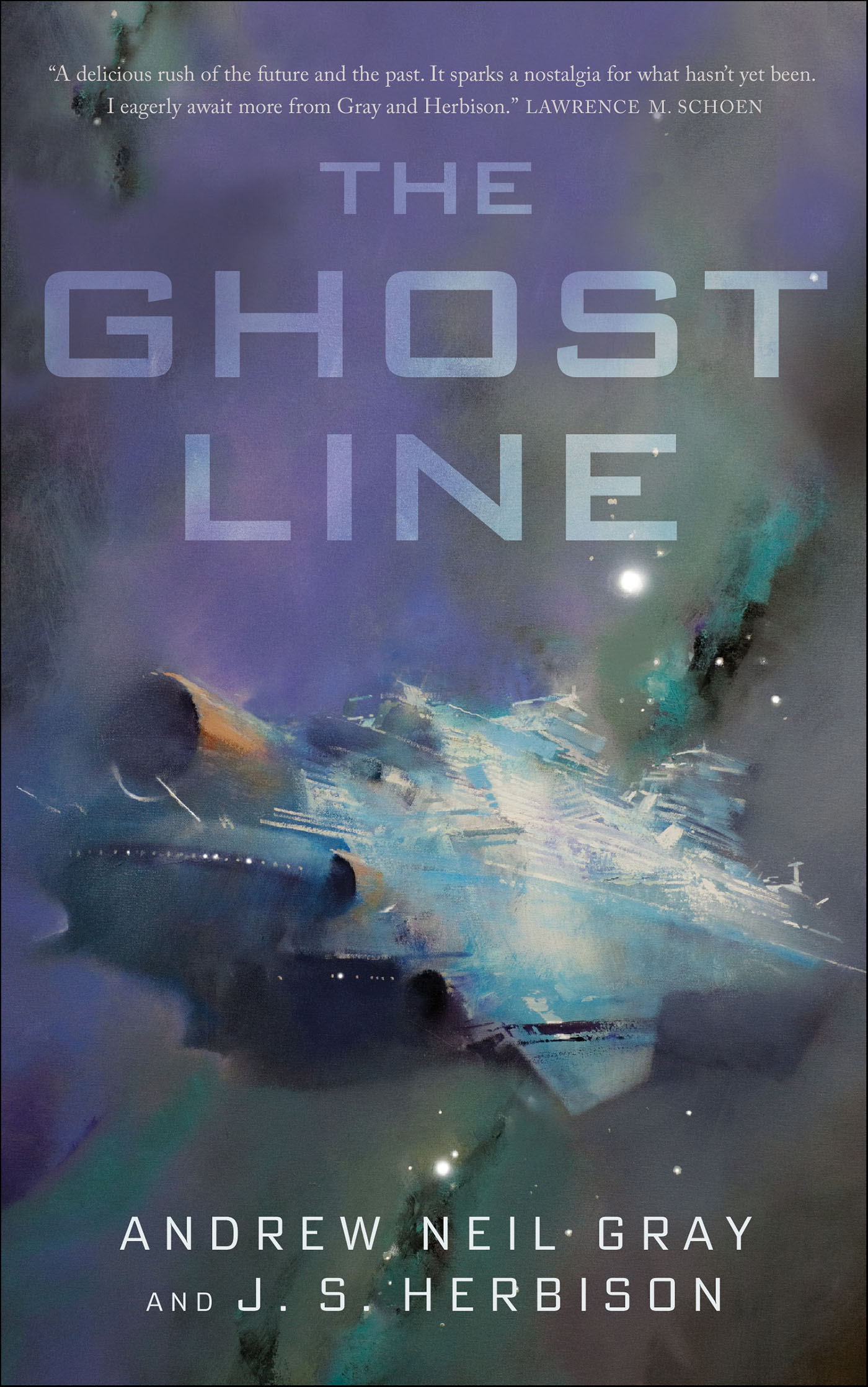 This image is the cover for the book The Ghost Line