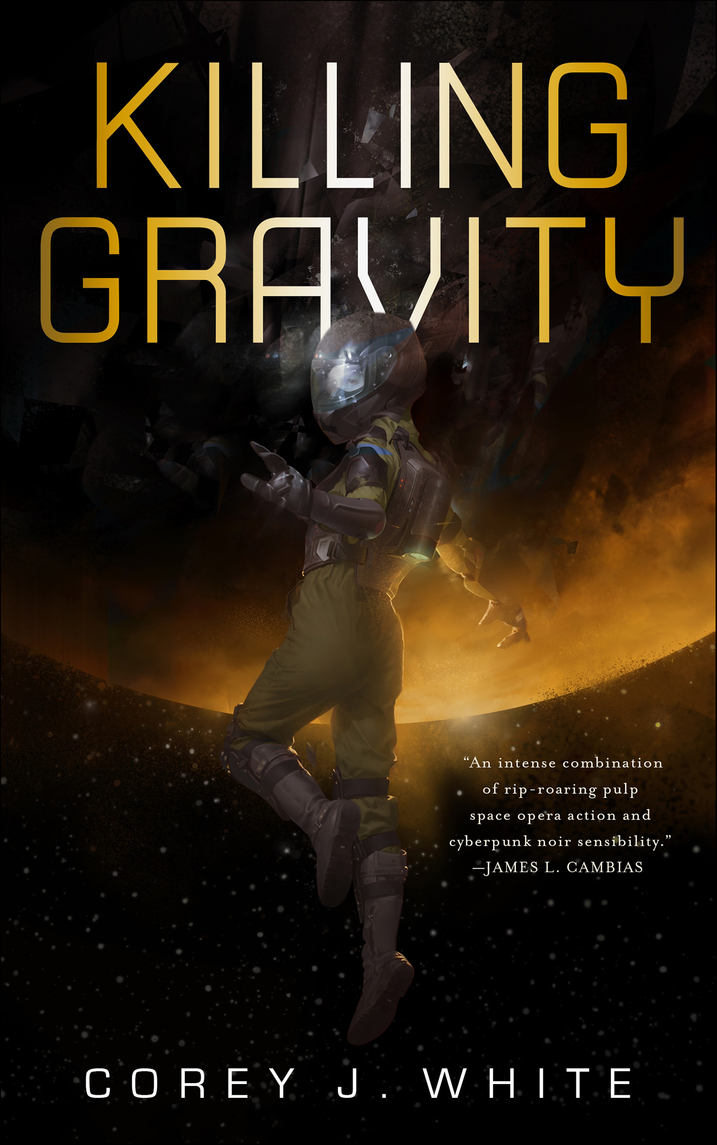 This image is the cover for the book Killing Gravity