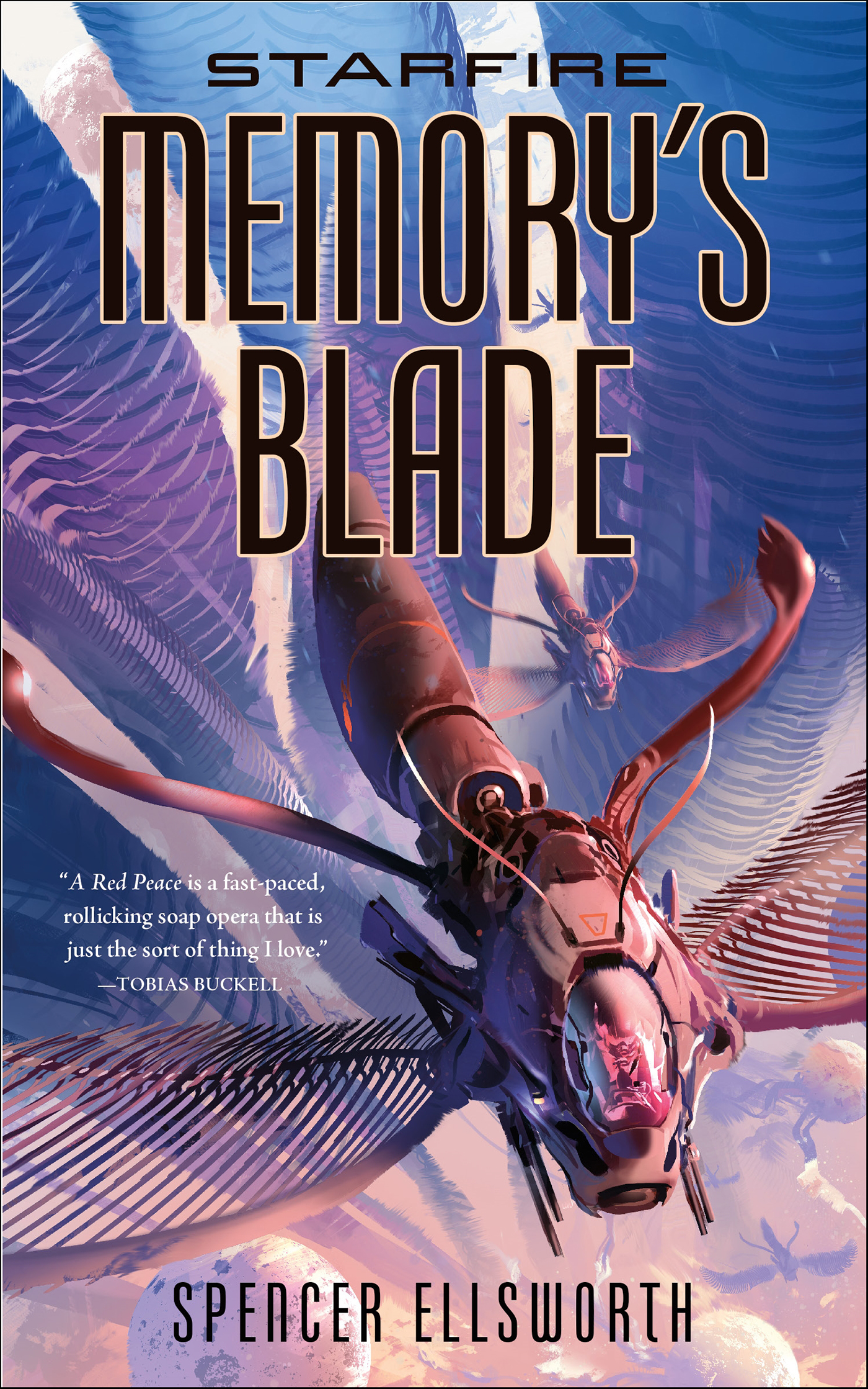 This image is the cover for the book Starfire: Memory's Blade, The Starfire Trilogy
