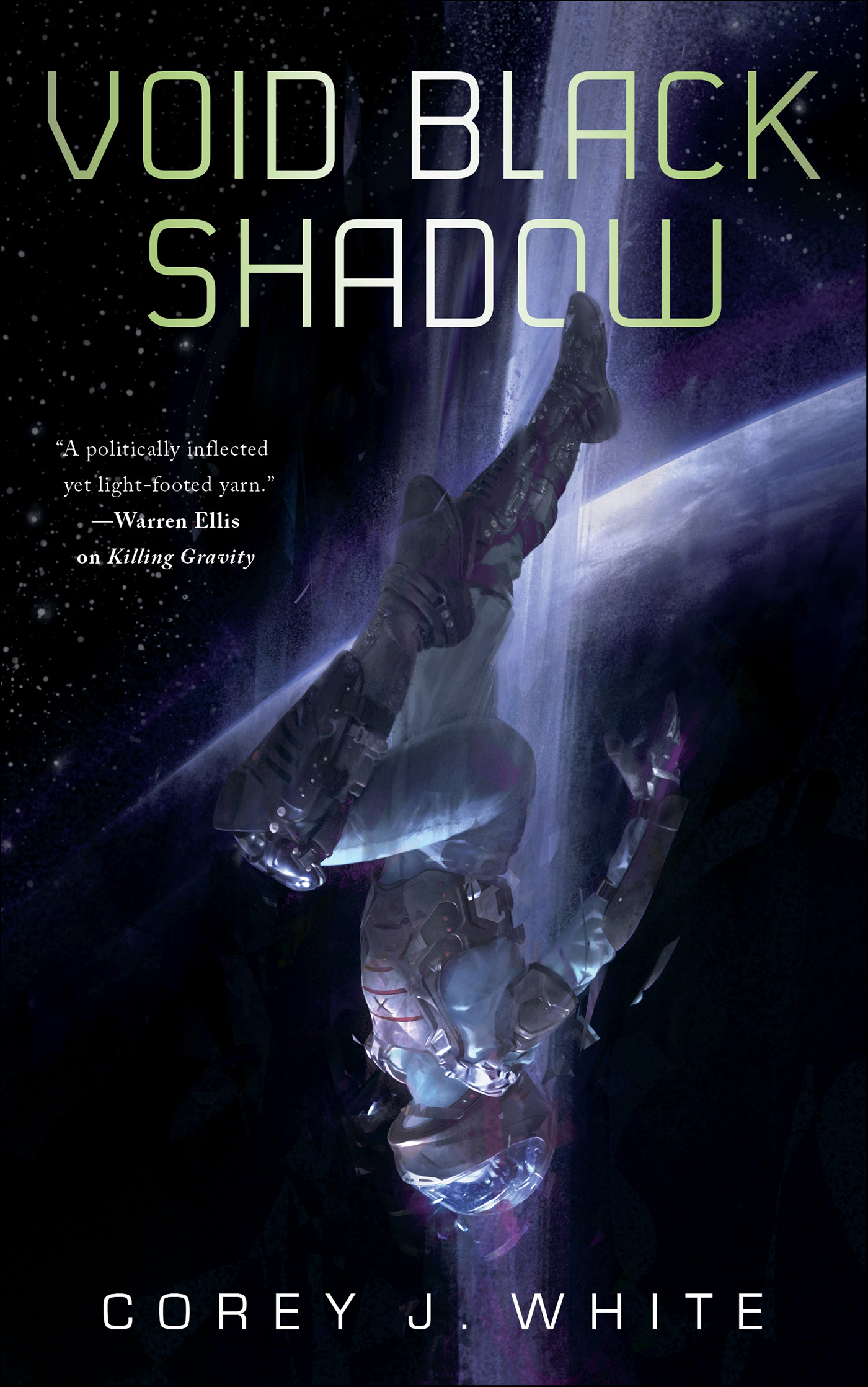 This image is the cover for the book Void Black Shadow, The Voidwitch Saga