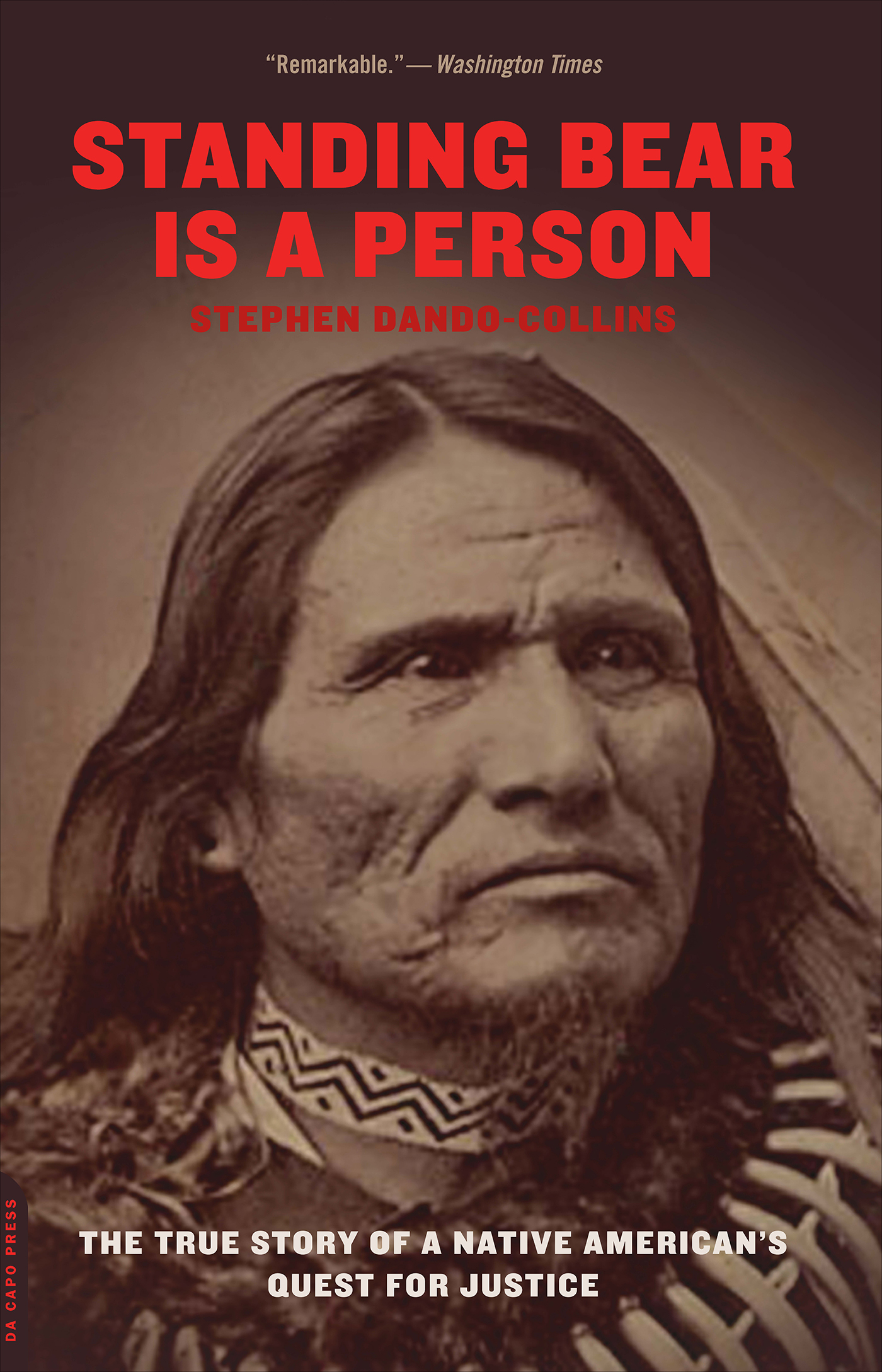 This image is the cover for the book Standing Bear Is a Person