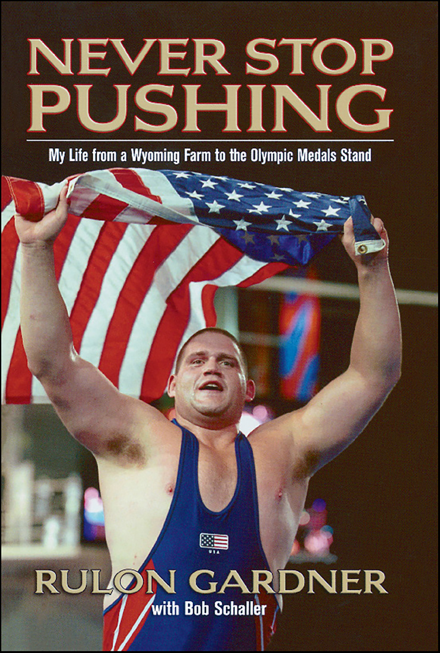 This image is the cover for the book Never Stop Pushing