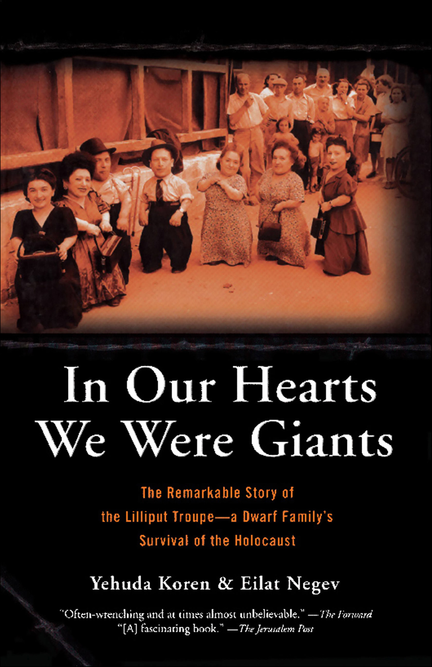 This image is the cover for the book In Our Hearts We Were Giants