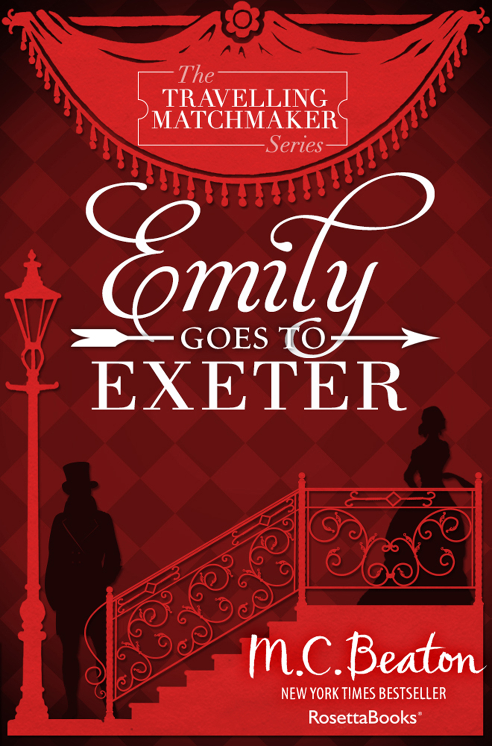 This image is the cover for the book Emily Goes to Exeter, The Travelling Matchmaker Series