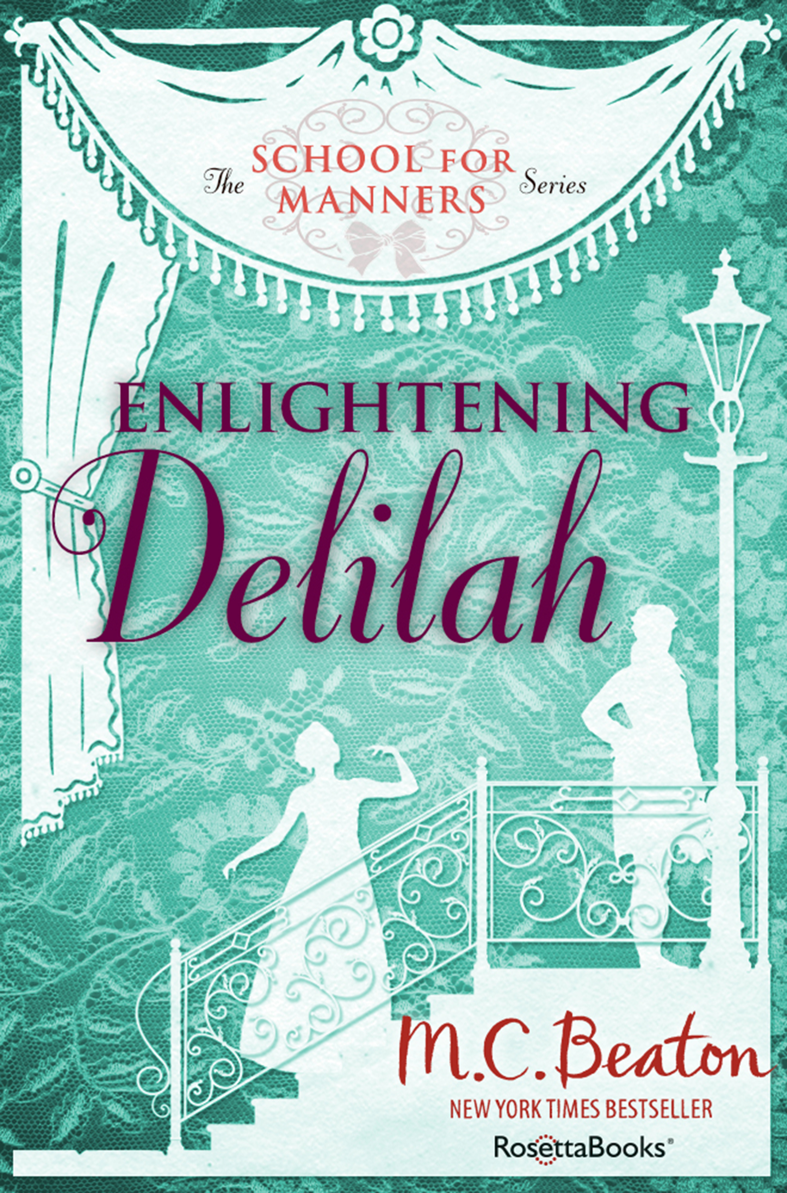 This image is the cover for the book Enlightening Delilah, The School for Manners Series