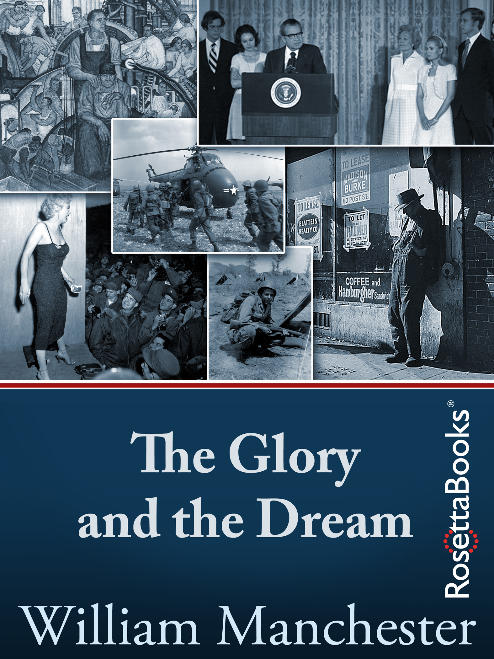 This image is the cover for the book Glory and the Dream