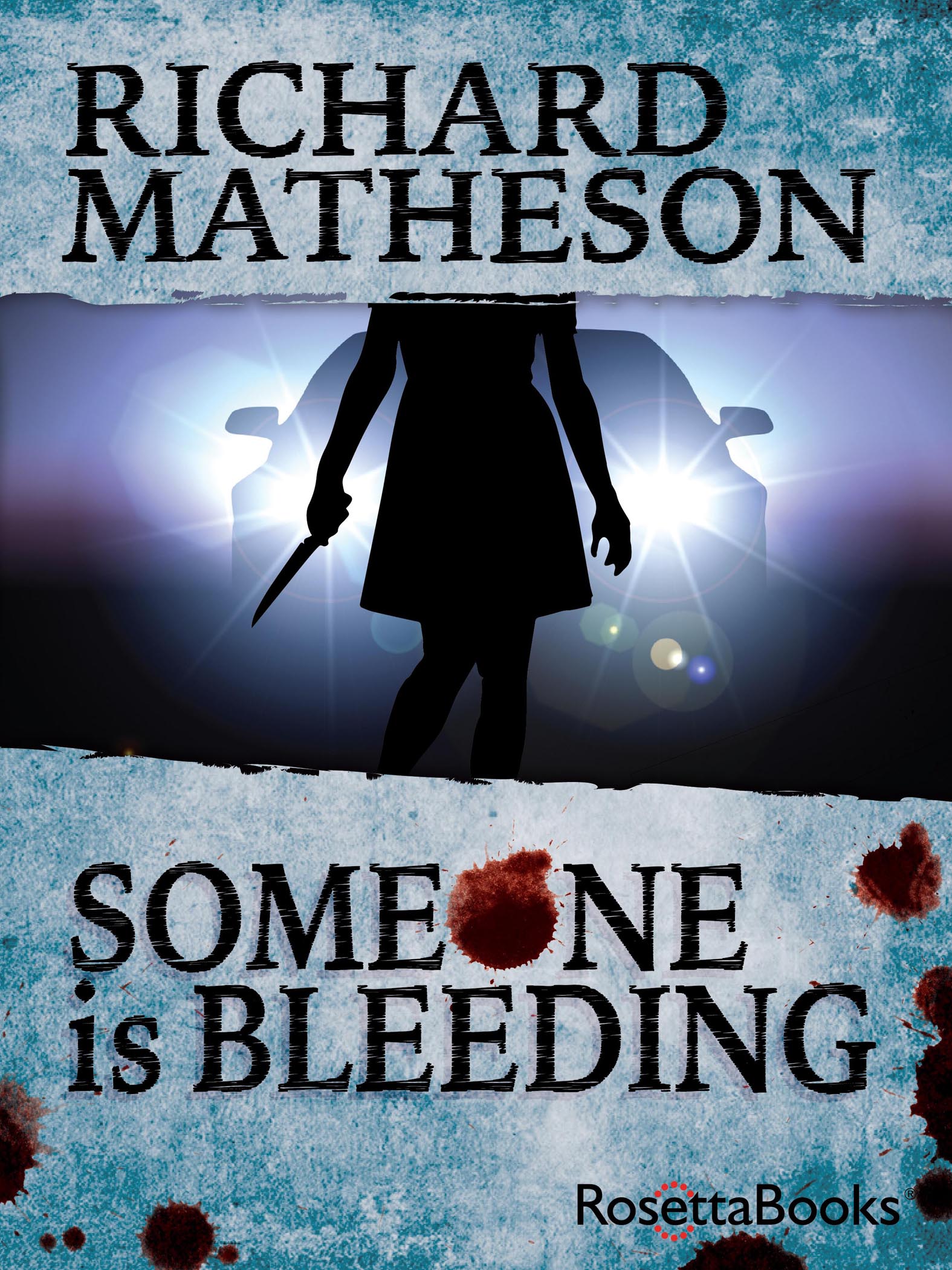 This image is the cover for the book Someone is Bleeding
