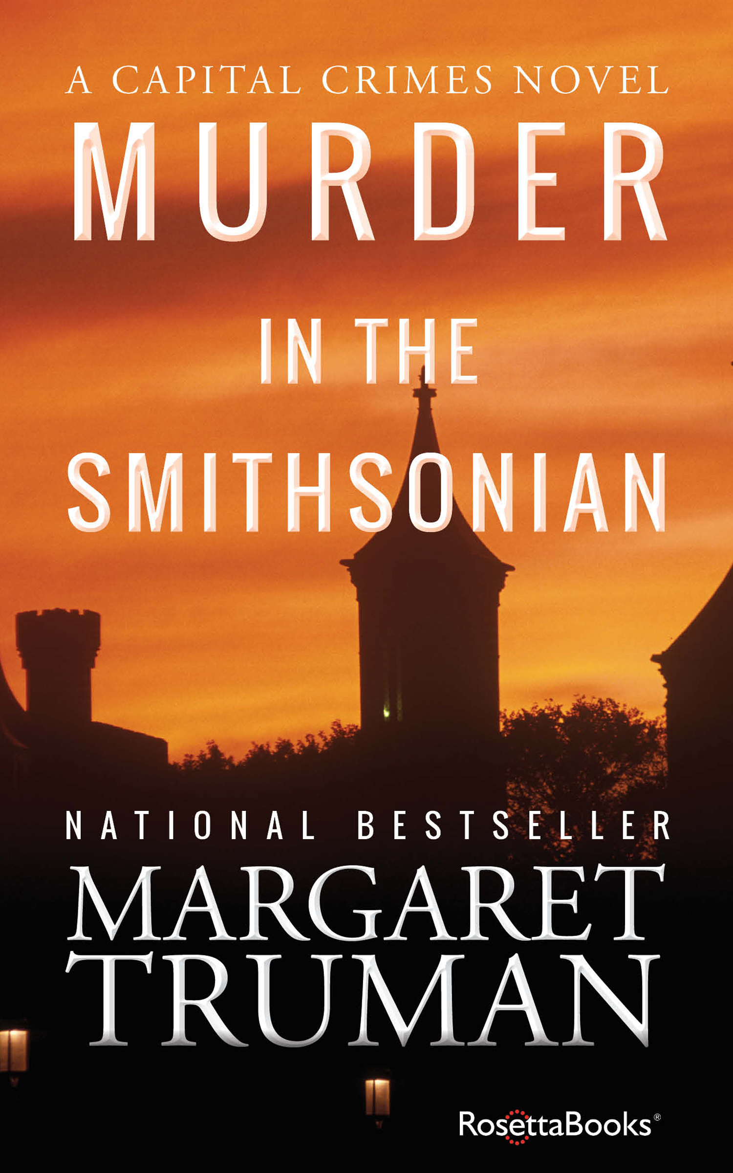 This image is the cover for the book Murder in the Smithsonian, Capital Crimes