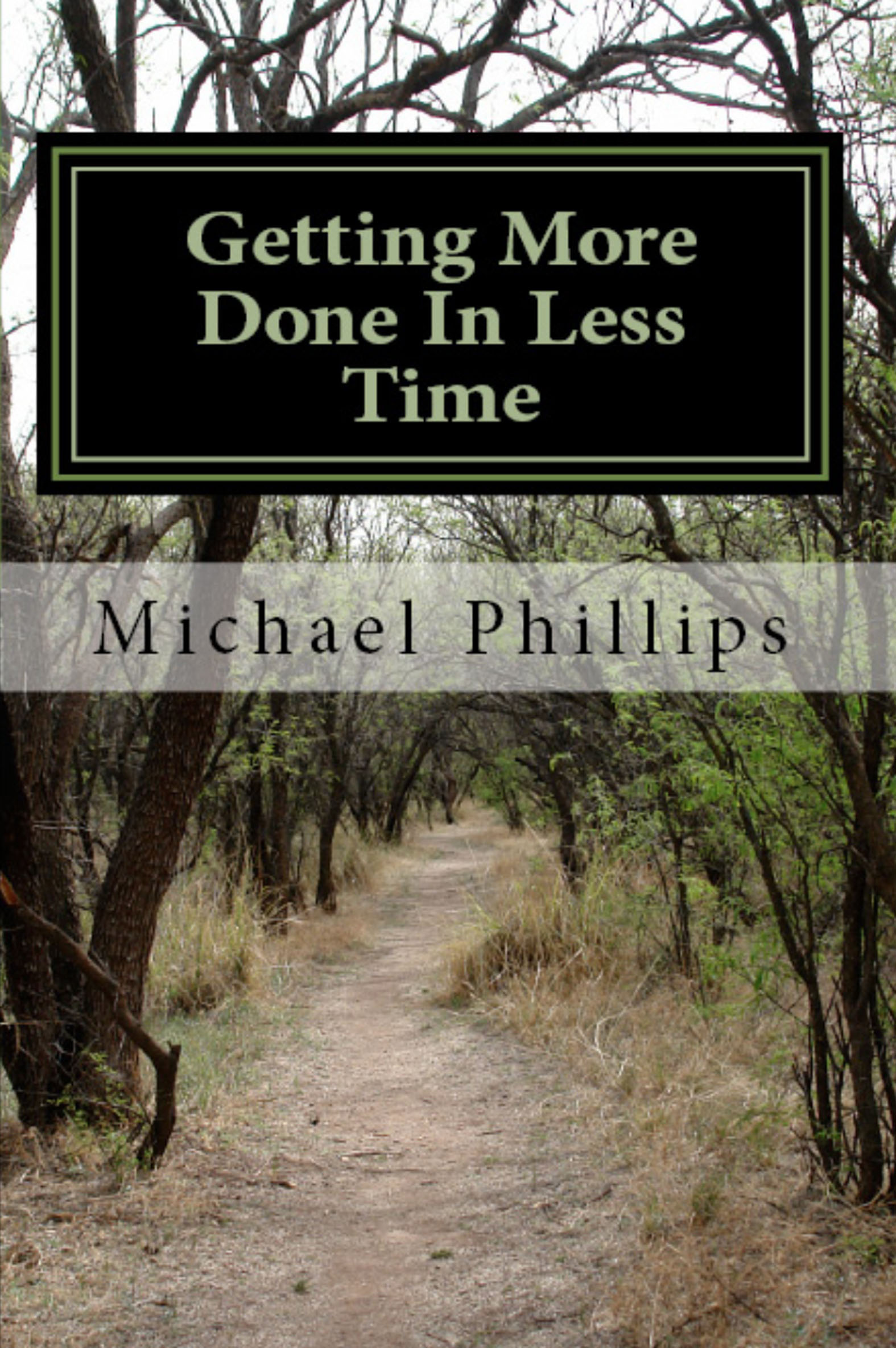 This image is the cover for the book Getting More Done in Less Time
