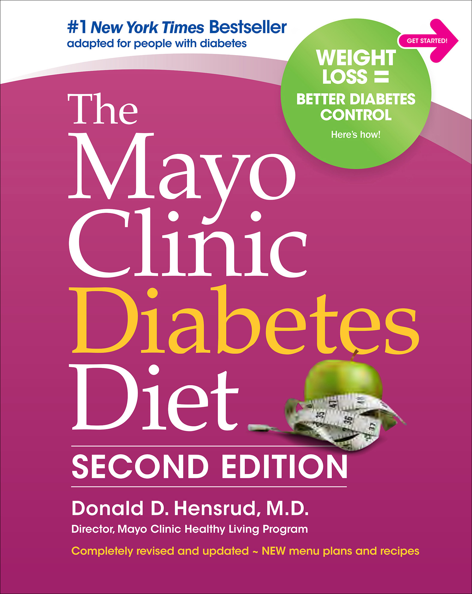 This image is the cover for the book Mayo Clinic Diabetes Diet