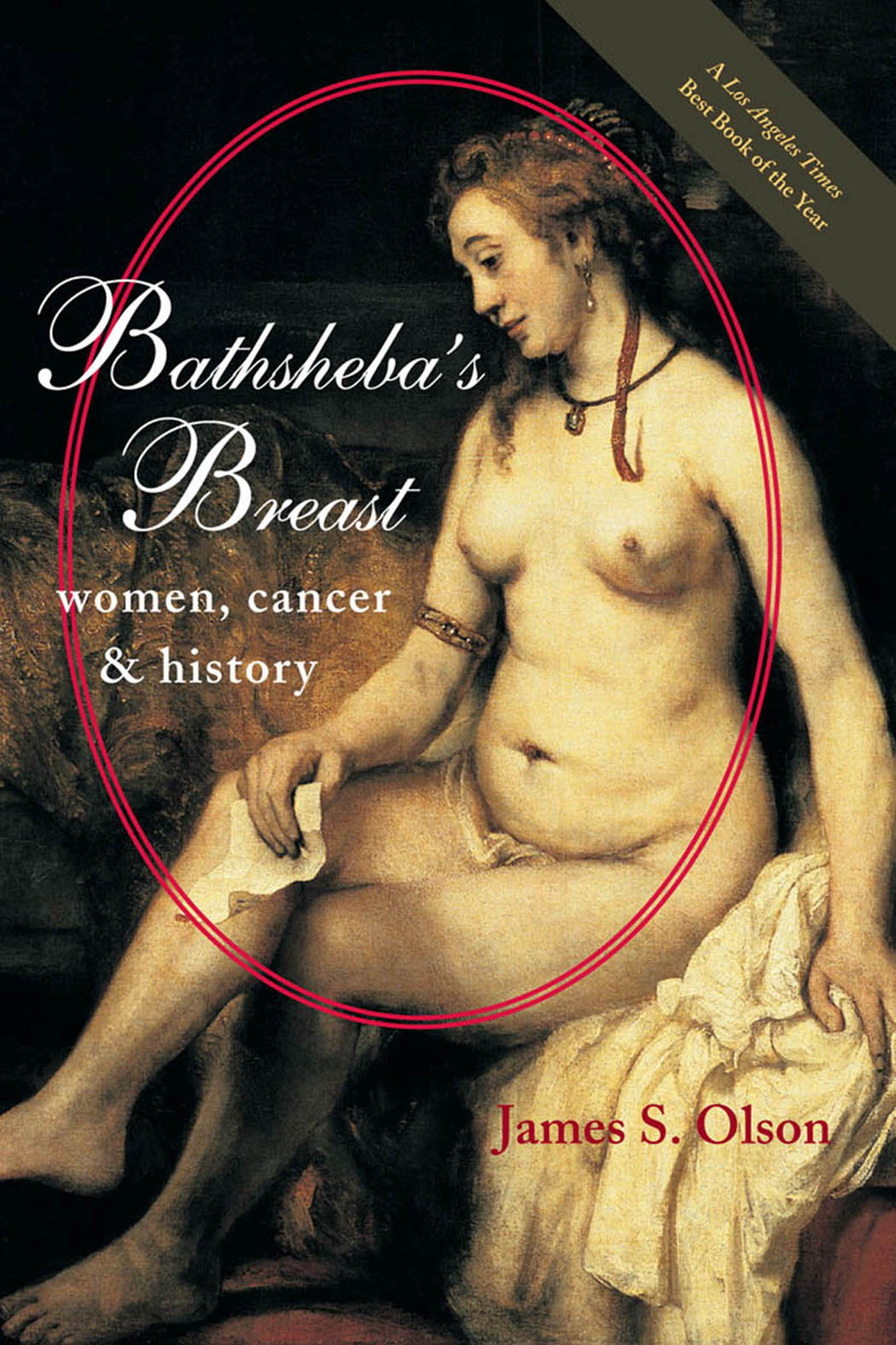 This image is the cover for the book Bathsheba's Breast