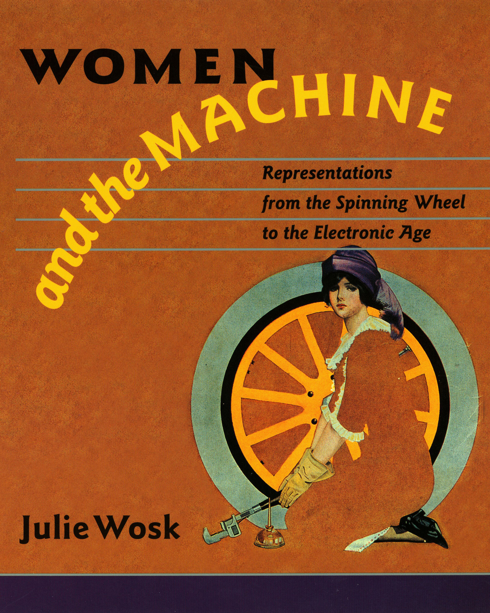 This image is the cover for the book Women and the Machine