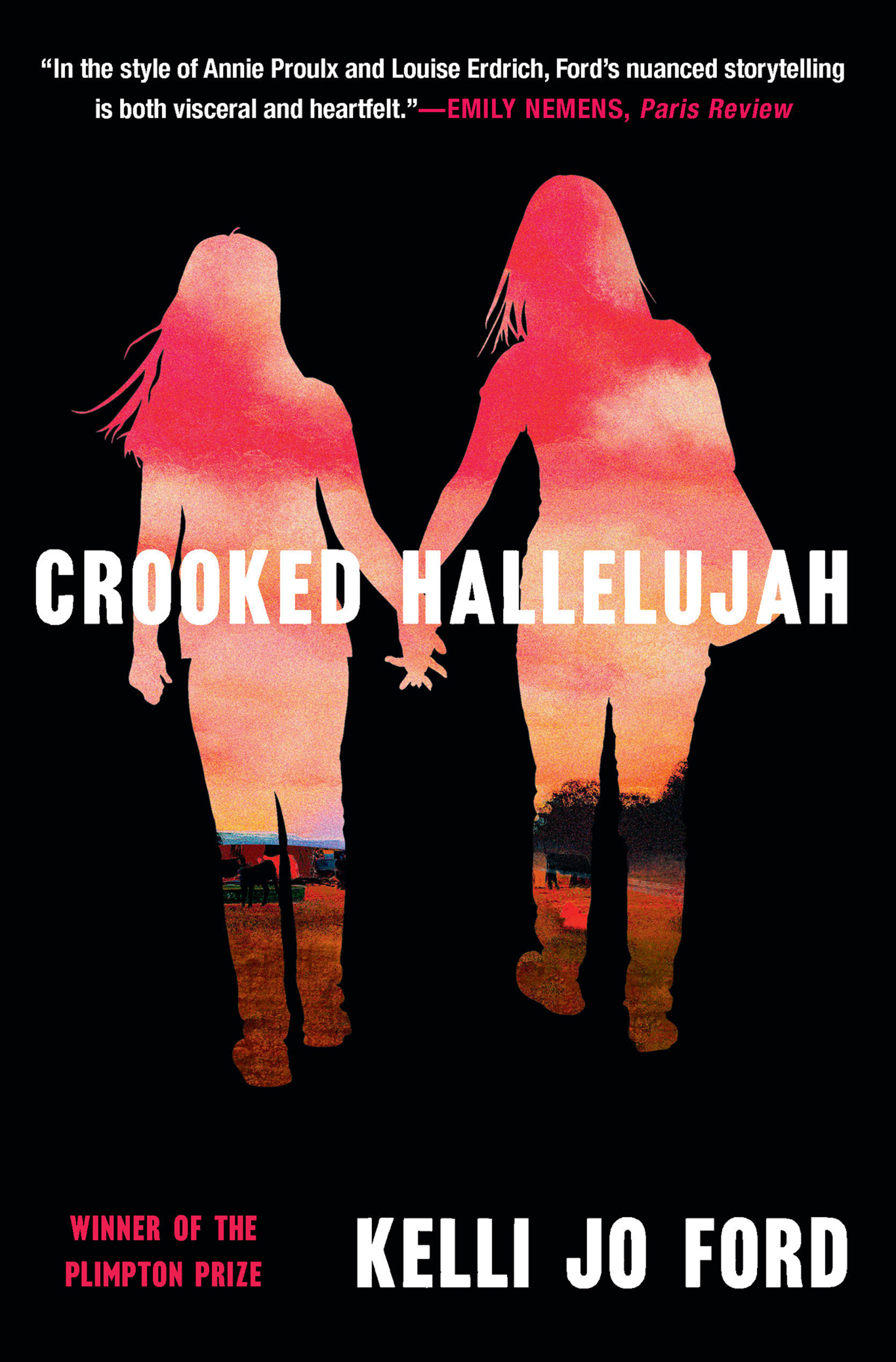 This image is the cover for the book Crooked Hallelujah