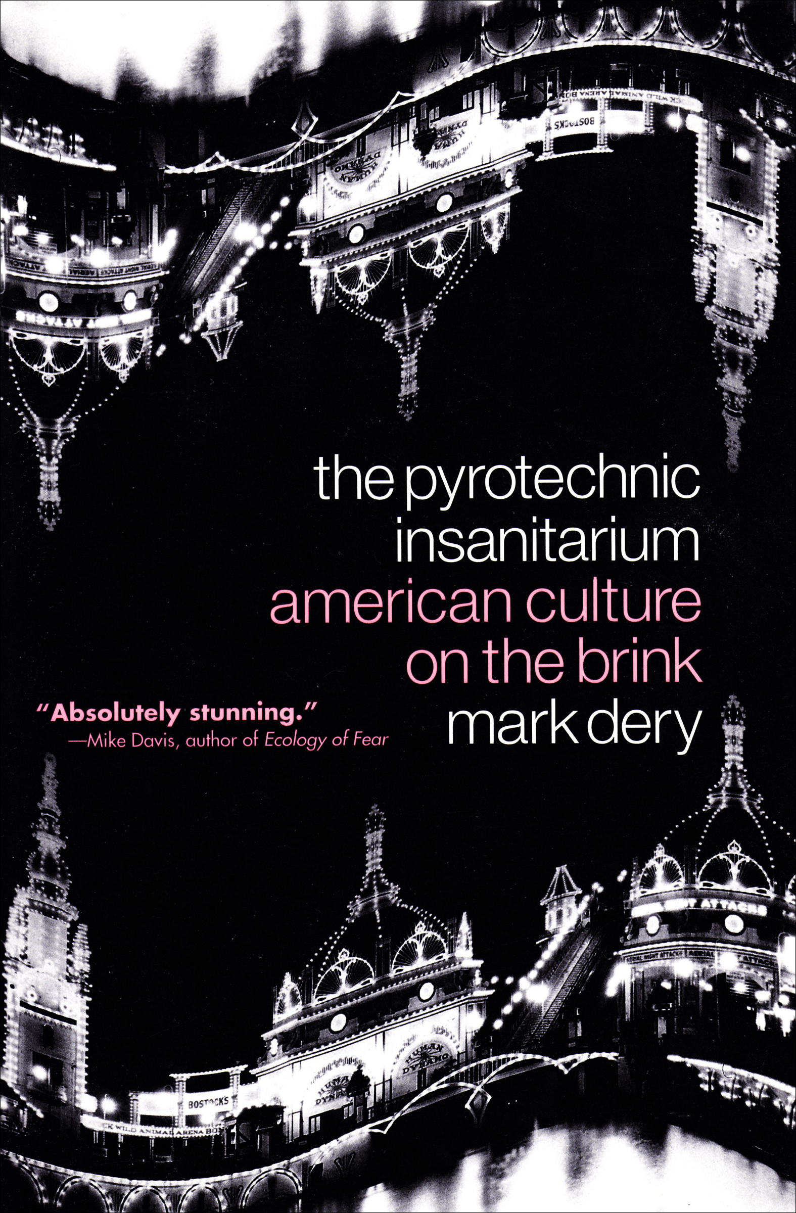 This image is the cover for the book Pyrotechnic Insanitarium