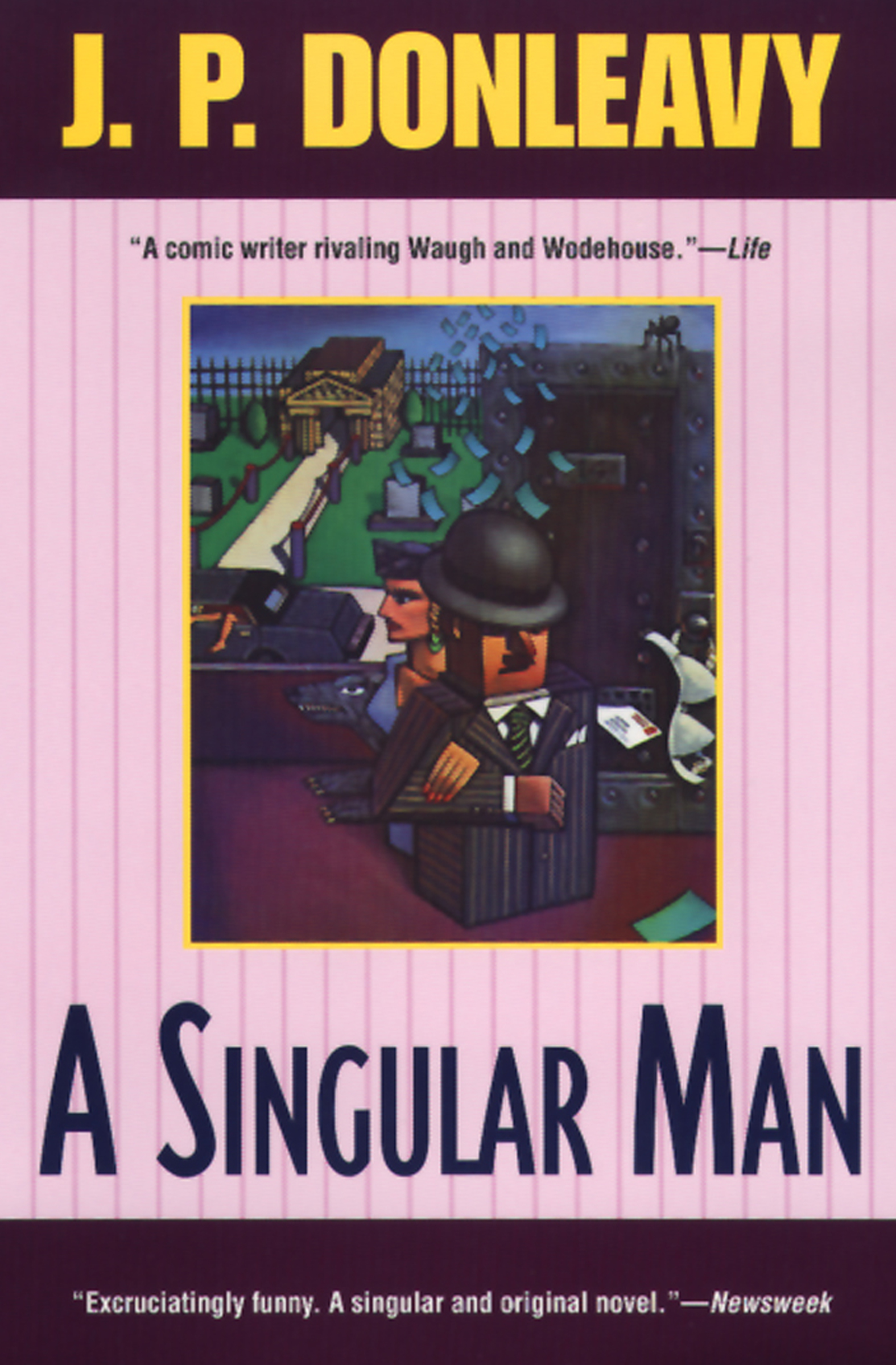 This image is the cover for the book Singular Man