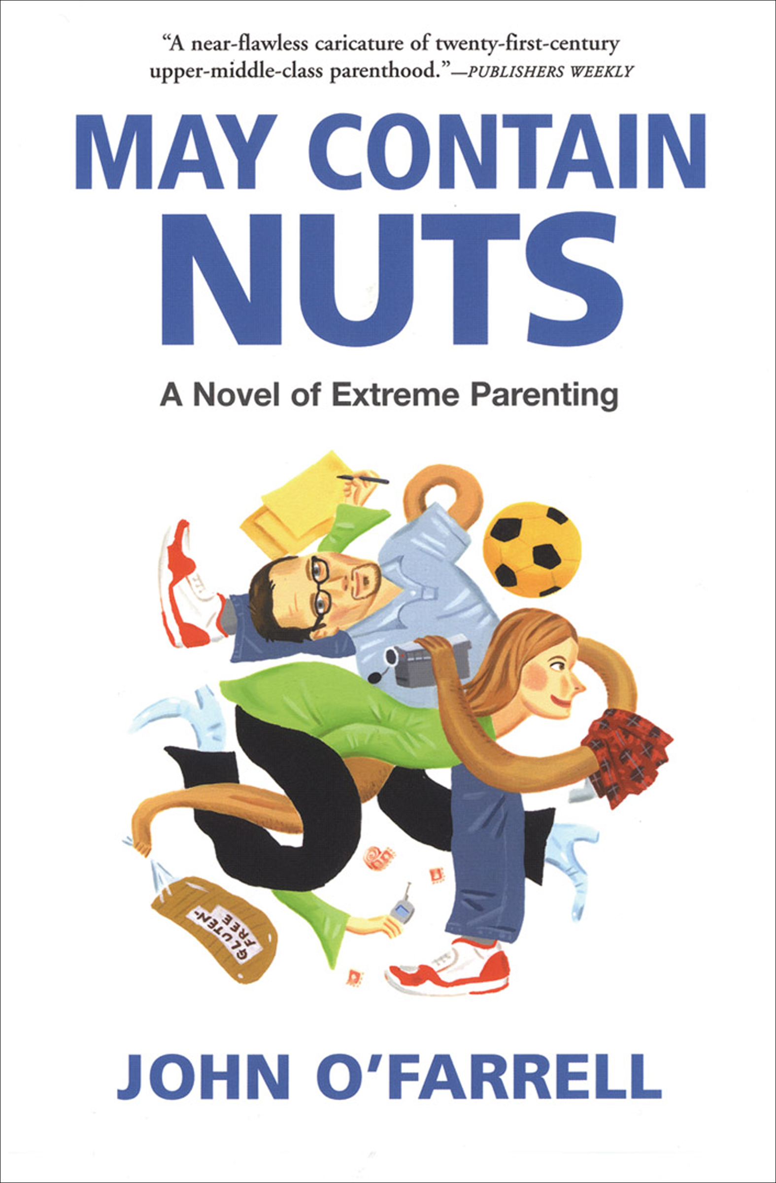 This image is the cover for the book May Contain Nuts