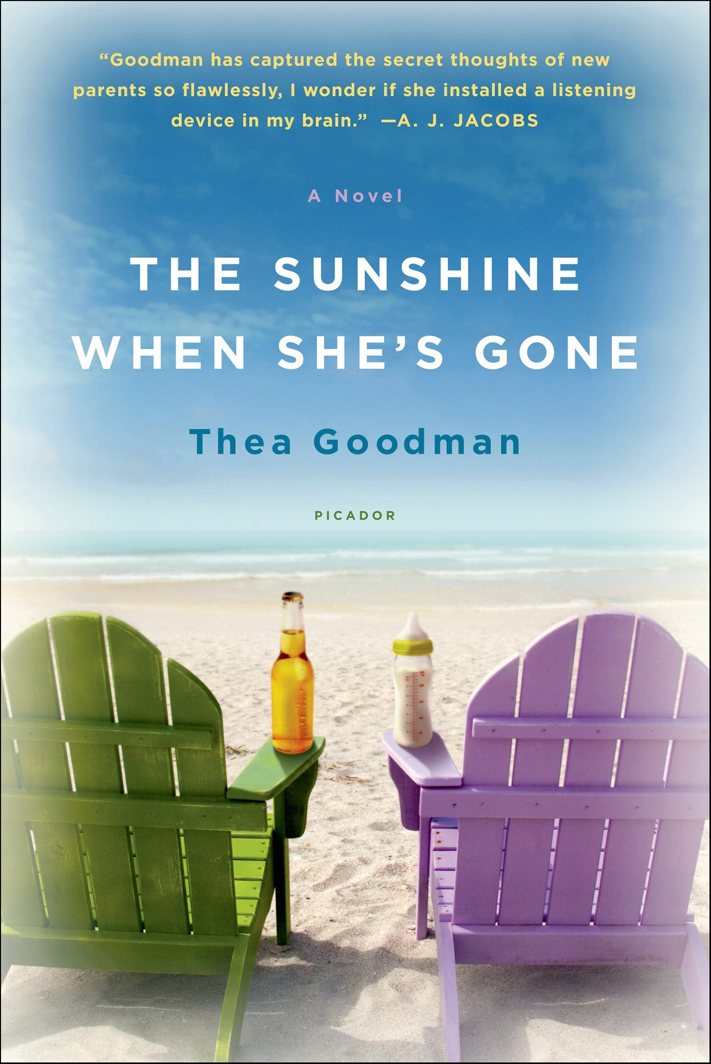This image is the cover for the book Sunshine When She's Gone