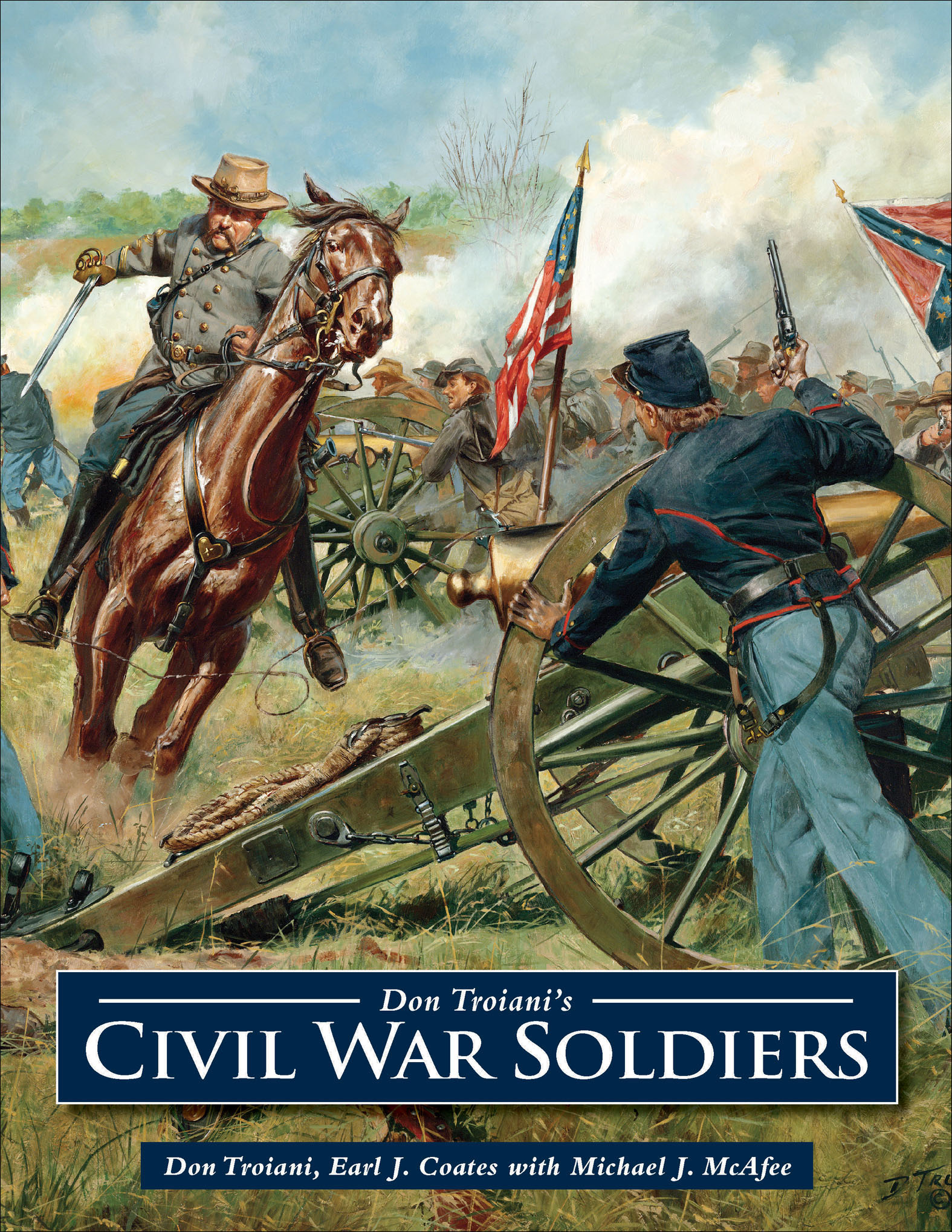 This image is the cover for the book Don Troiani's Civil War Soldiers