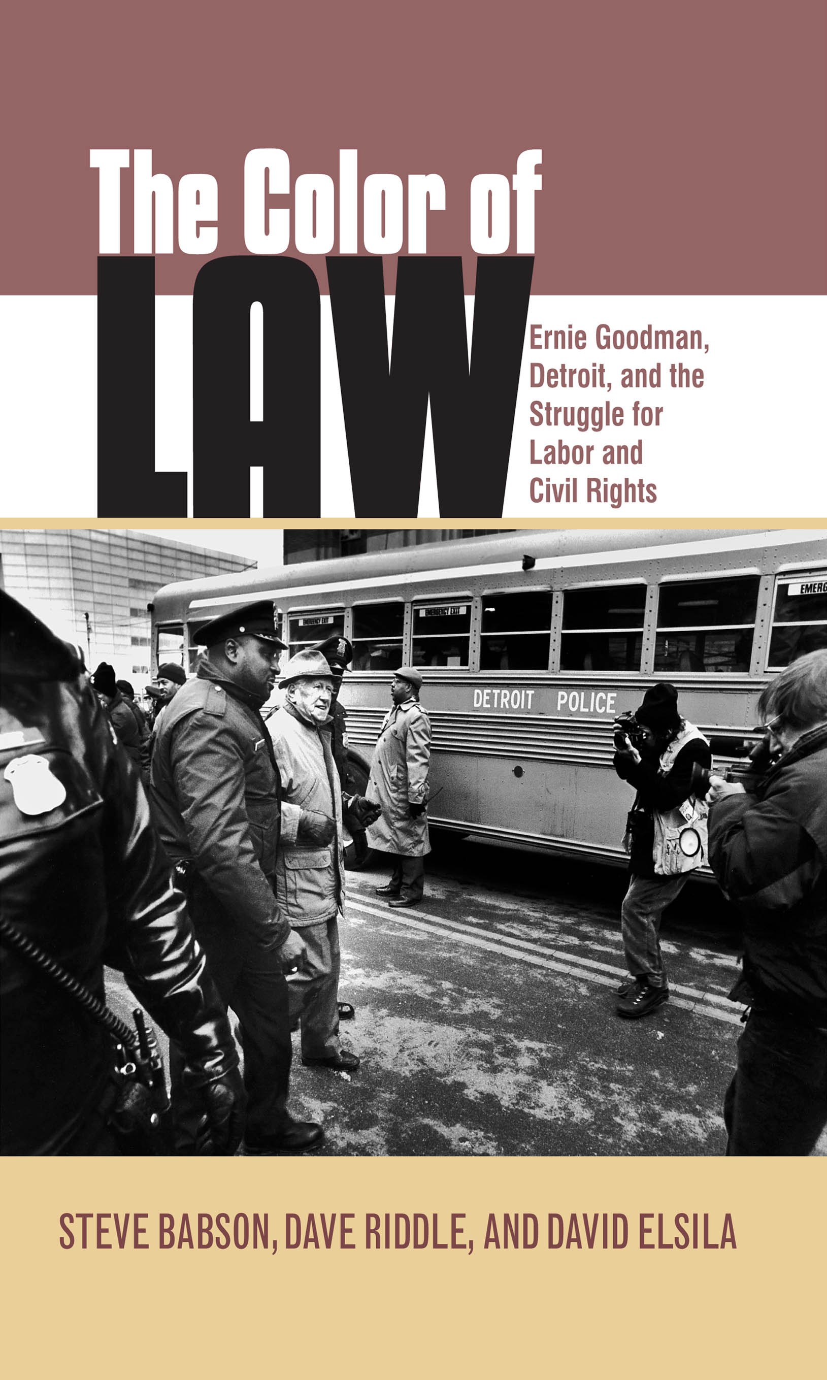 This image is the cover for the book Color of Law, Great Lakes Books