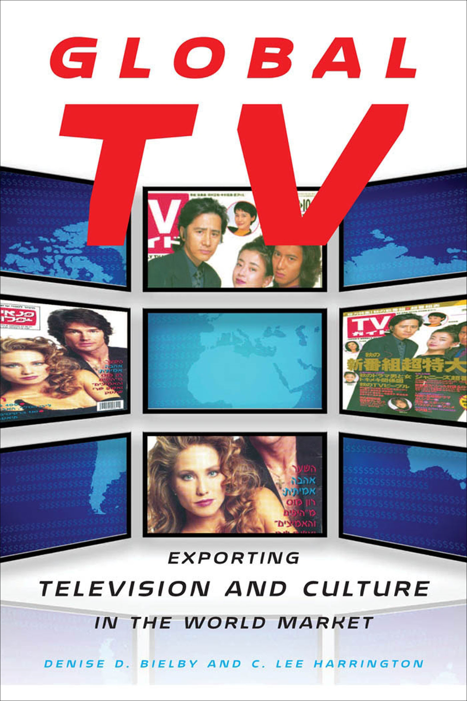 This image is the cover for the book Global TV