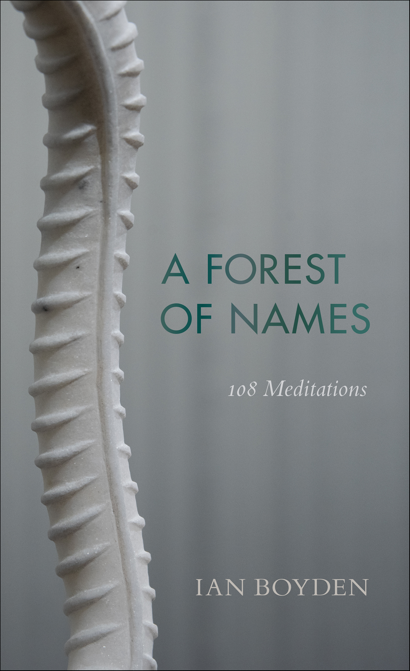 This image is the cover for the book Forest of Names, Wesleyan Poetry Series