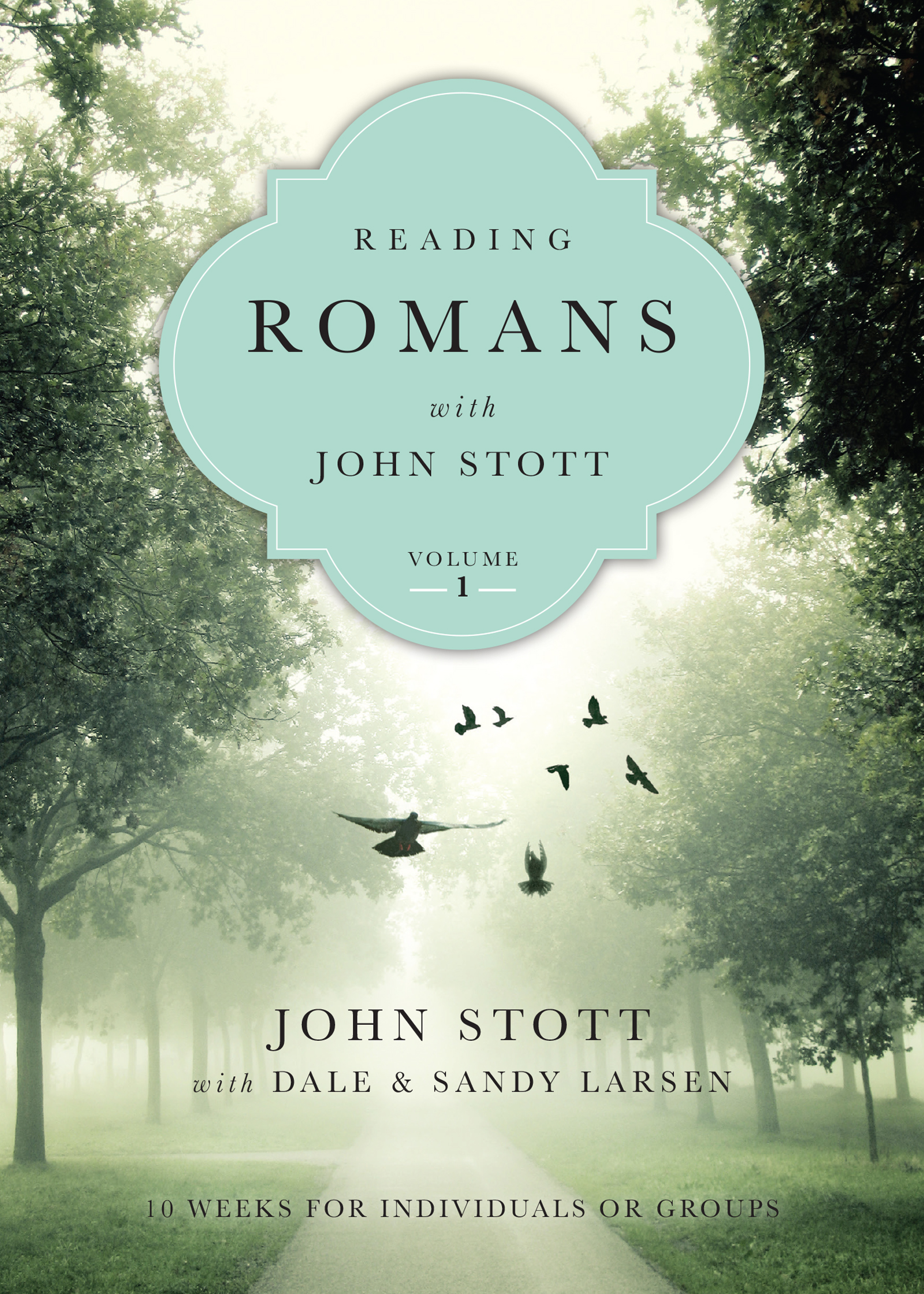 This image is the cover for the book Reading Romans with John Stott, Reading the Bible with John Stott Series