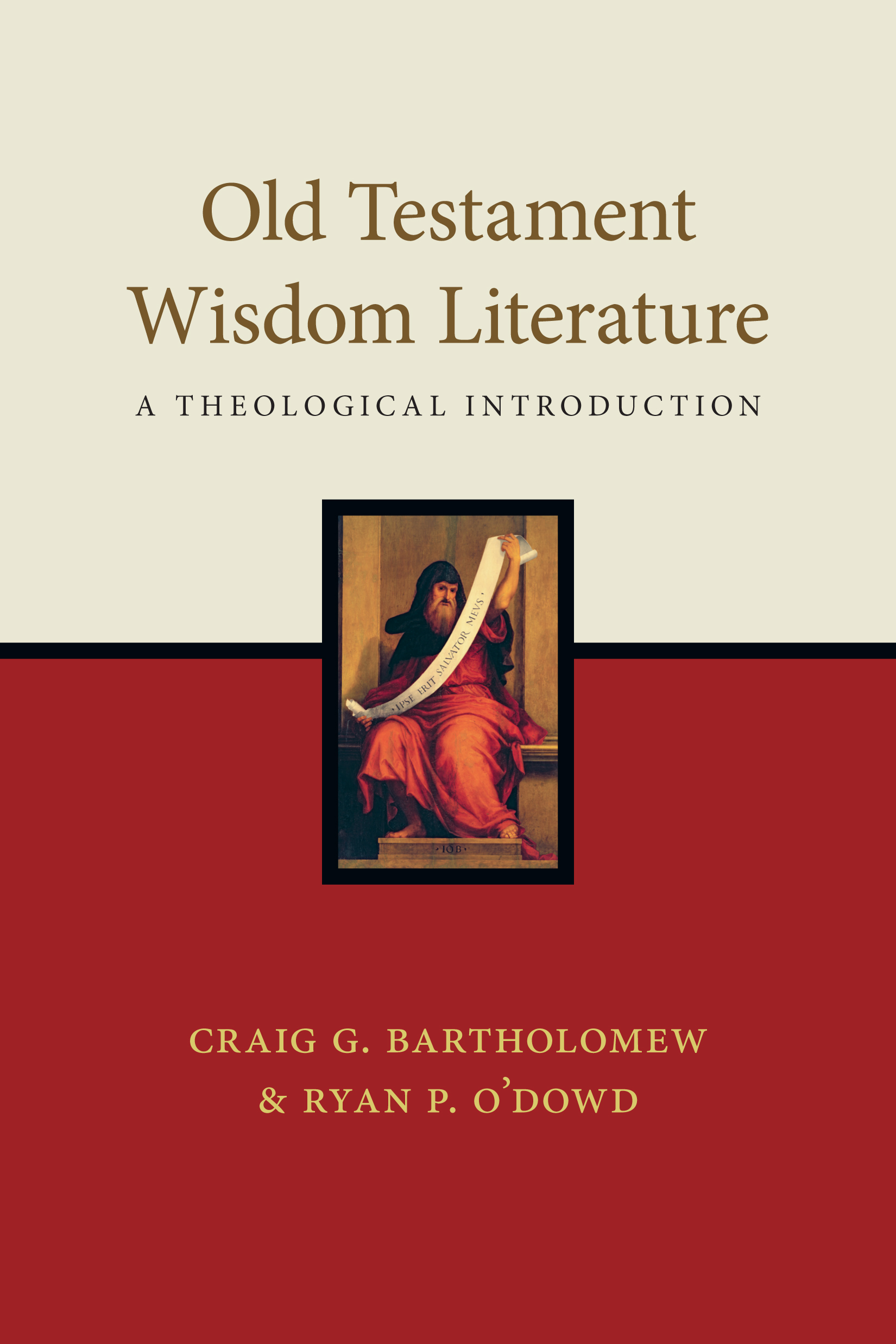 This image is the cover for the book Old Testament Wisdom Literature