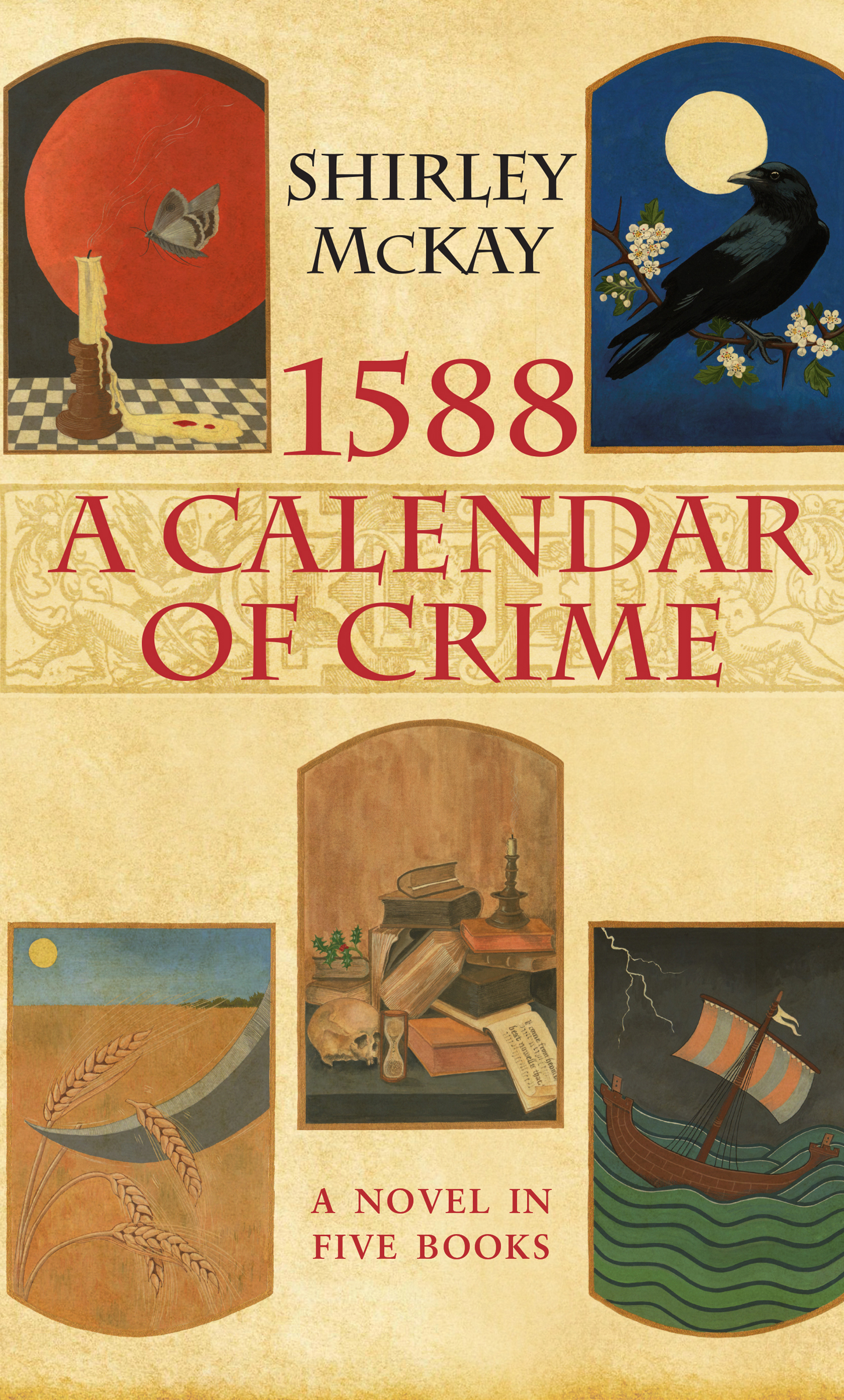 This image is the cover for the book 1588: A Calendar of Crime