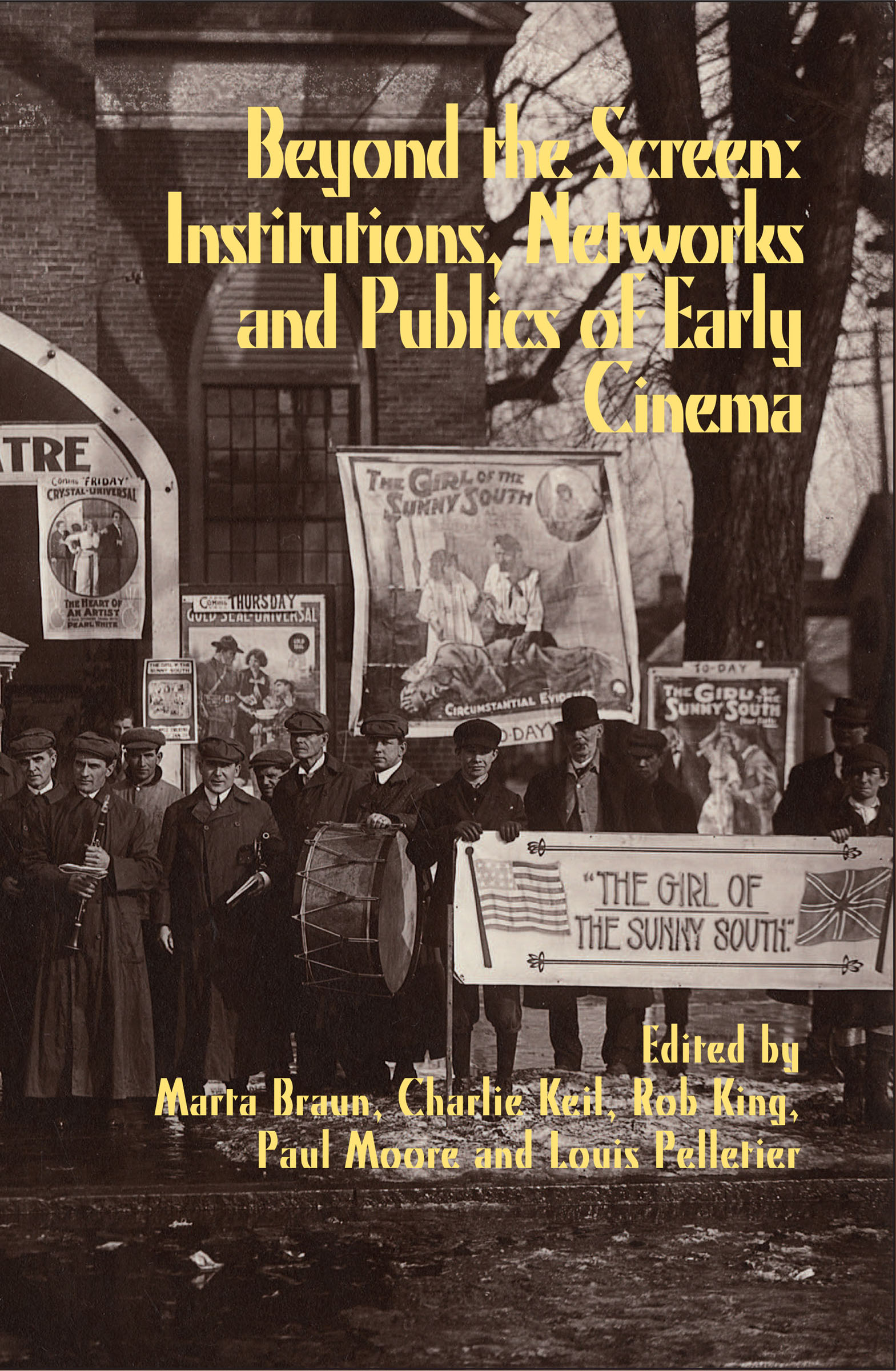 This image is the cover for the book Beyond the Screen