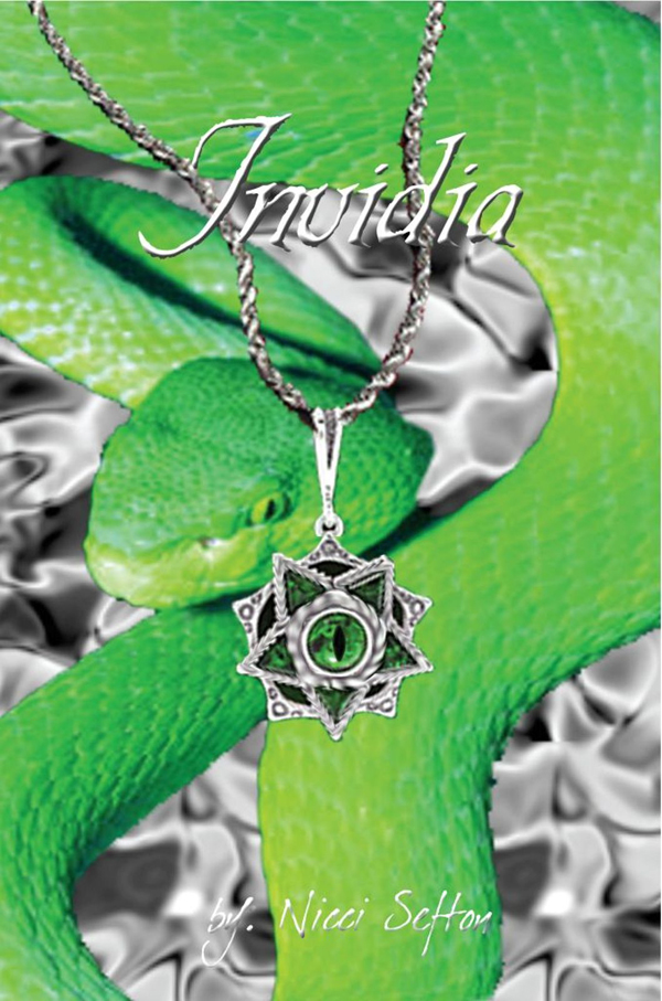 This image is the cover for the book Invidia, The Deadly Sin Series