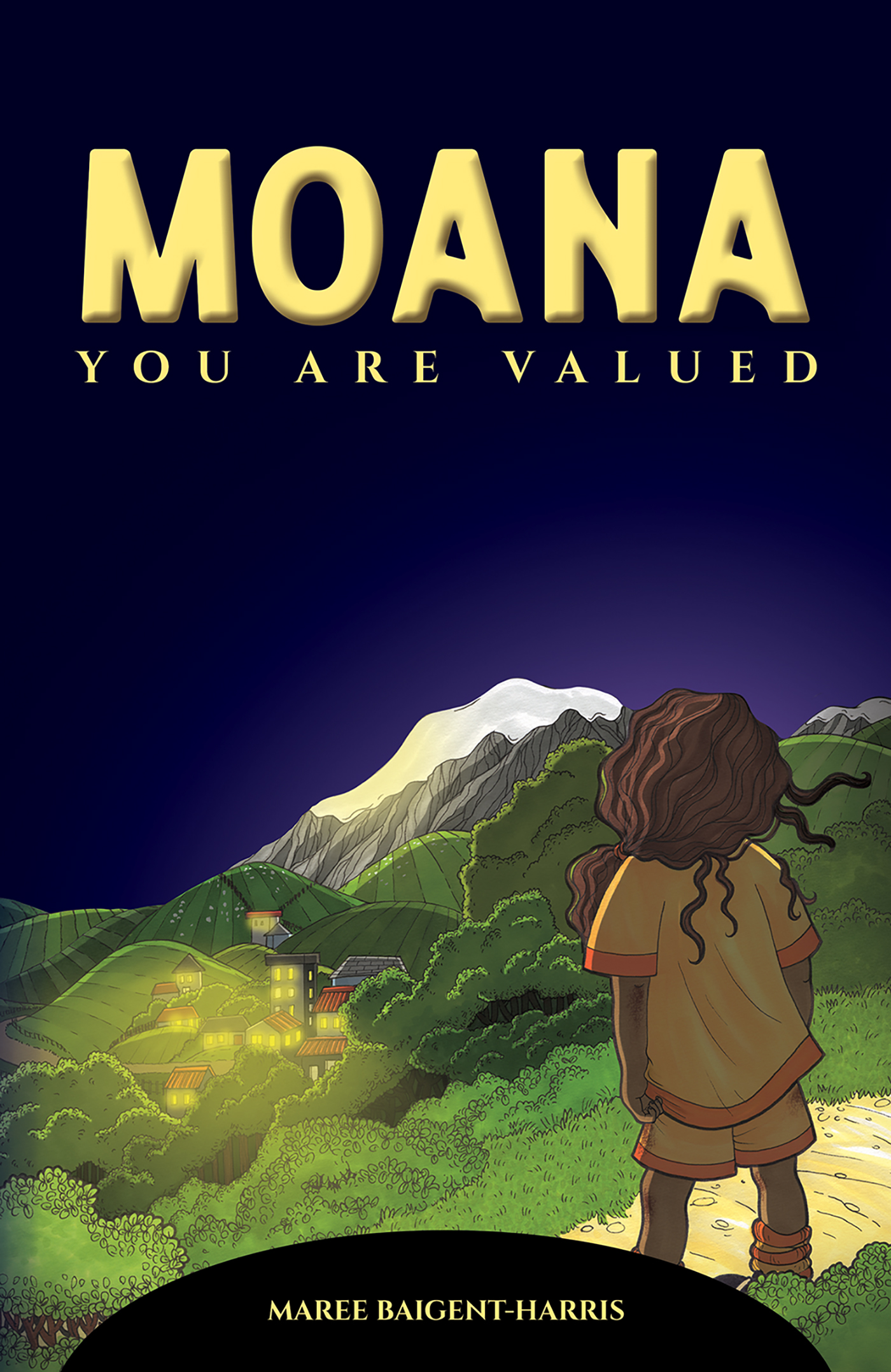 This image is the cover for the book Moana - You Are Valued