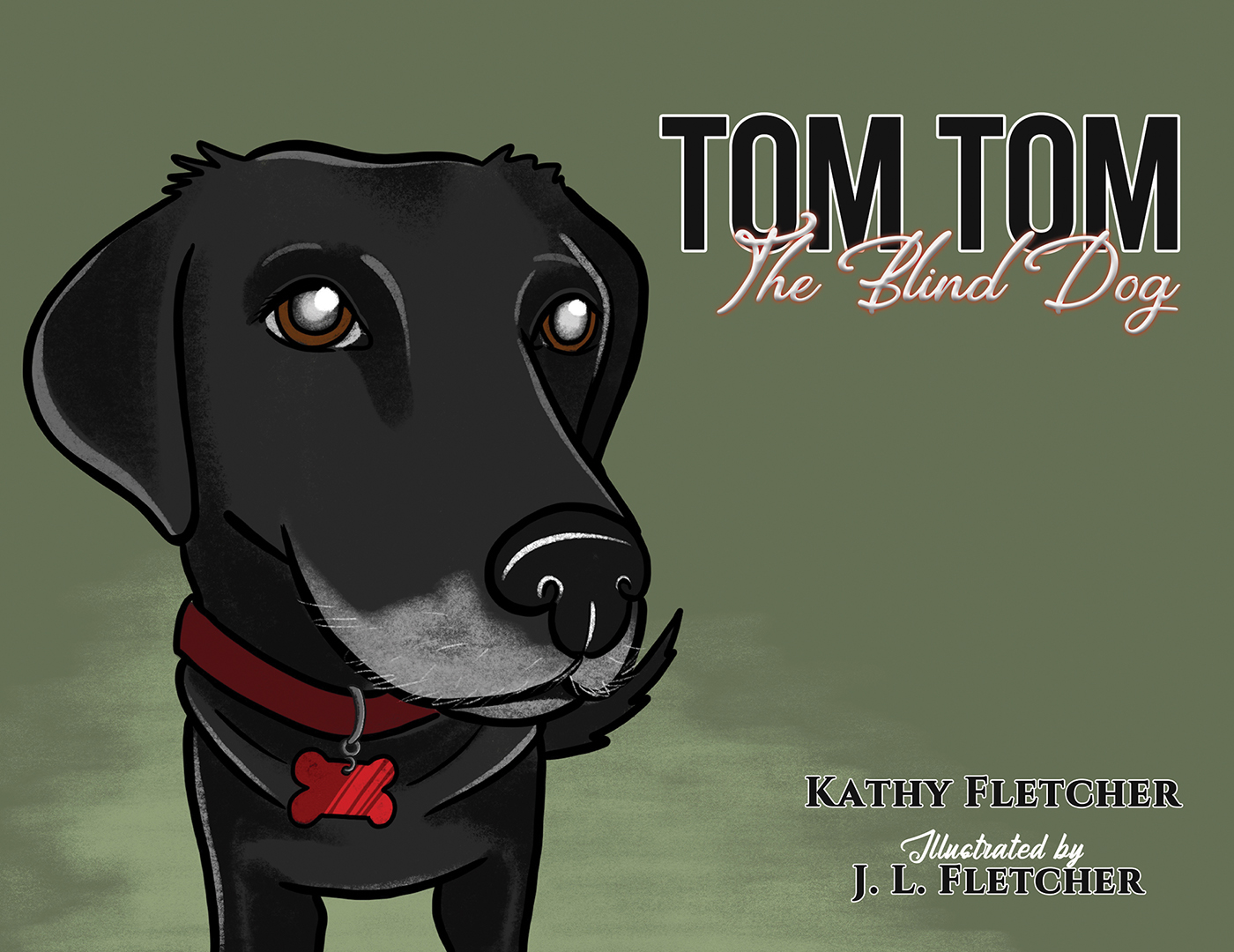 This image is the cover for the book Tom Tom the Blind Dog