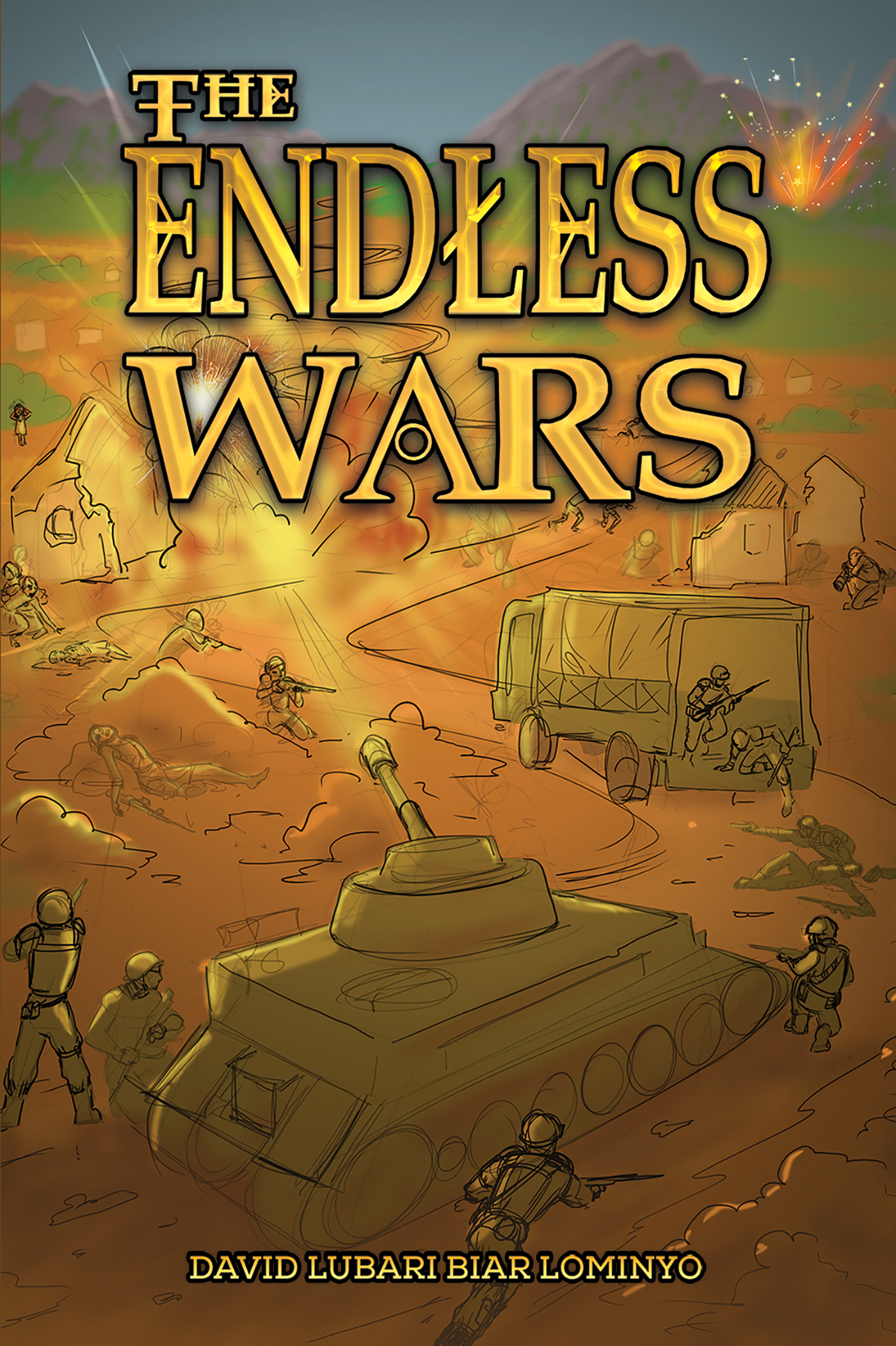 This image is the cover for the book The Endless Wars