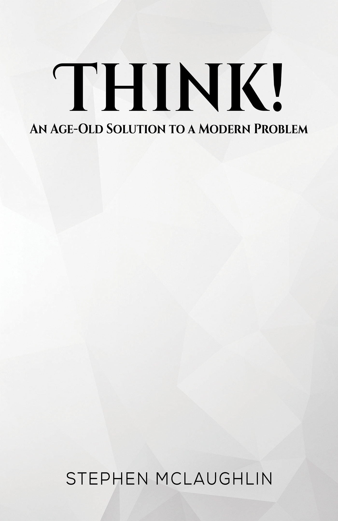 This image is the cover for the book Think!