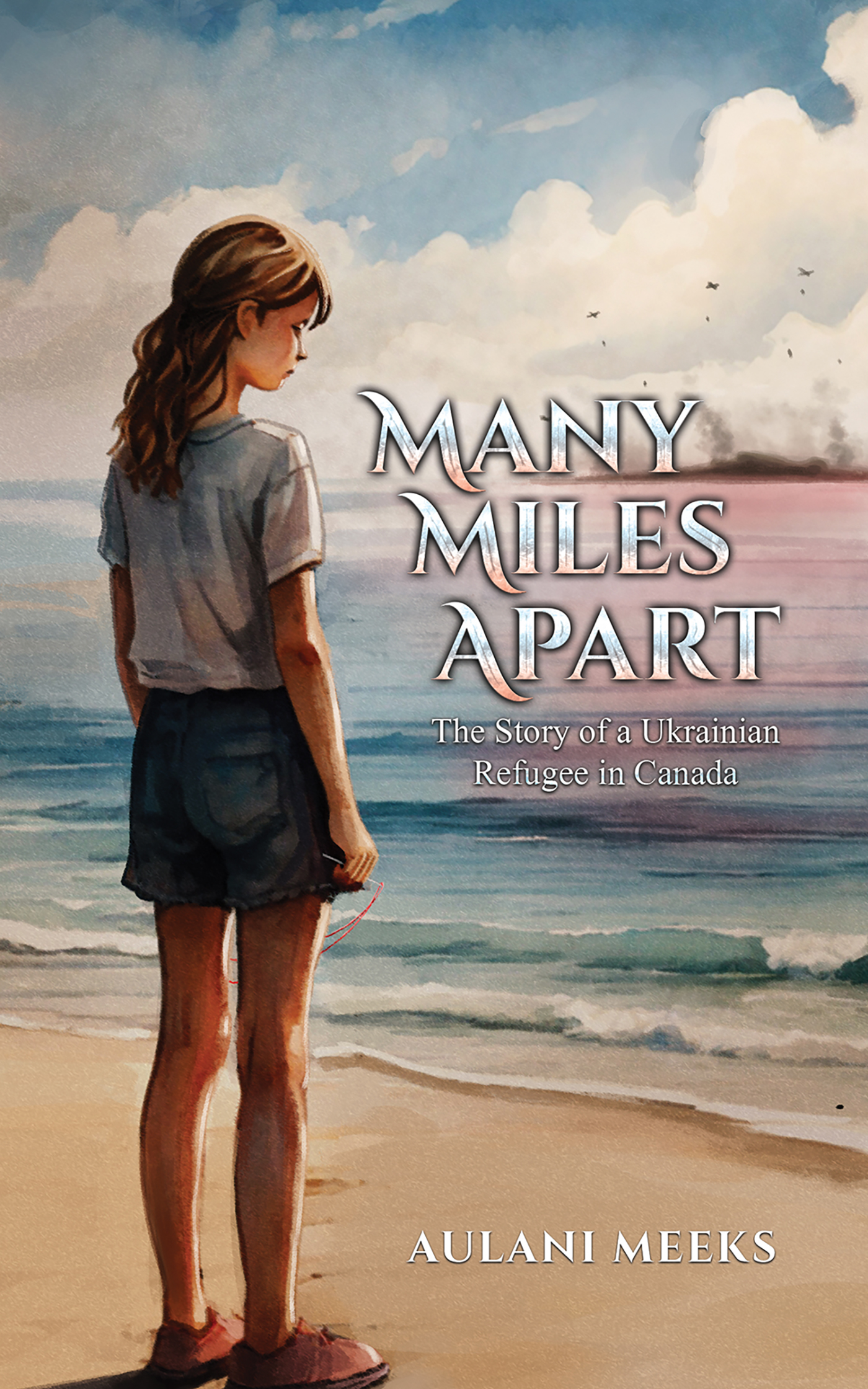 This image is the cover for the book Many Miles Apart