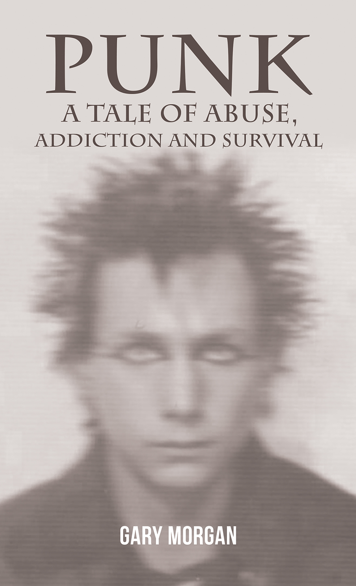 This image is the cover for the book Punk: A Tale of Abuse, Addiction and Survival