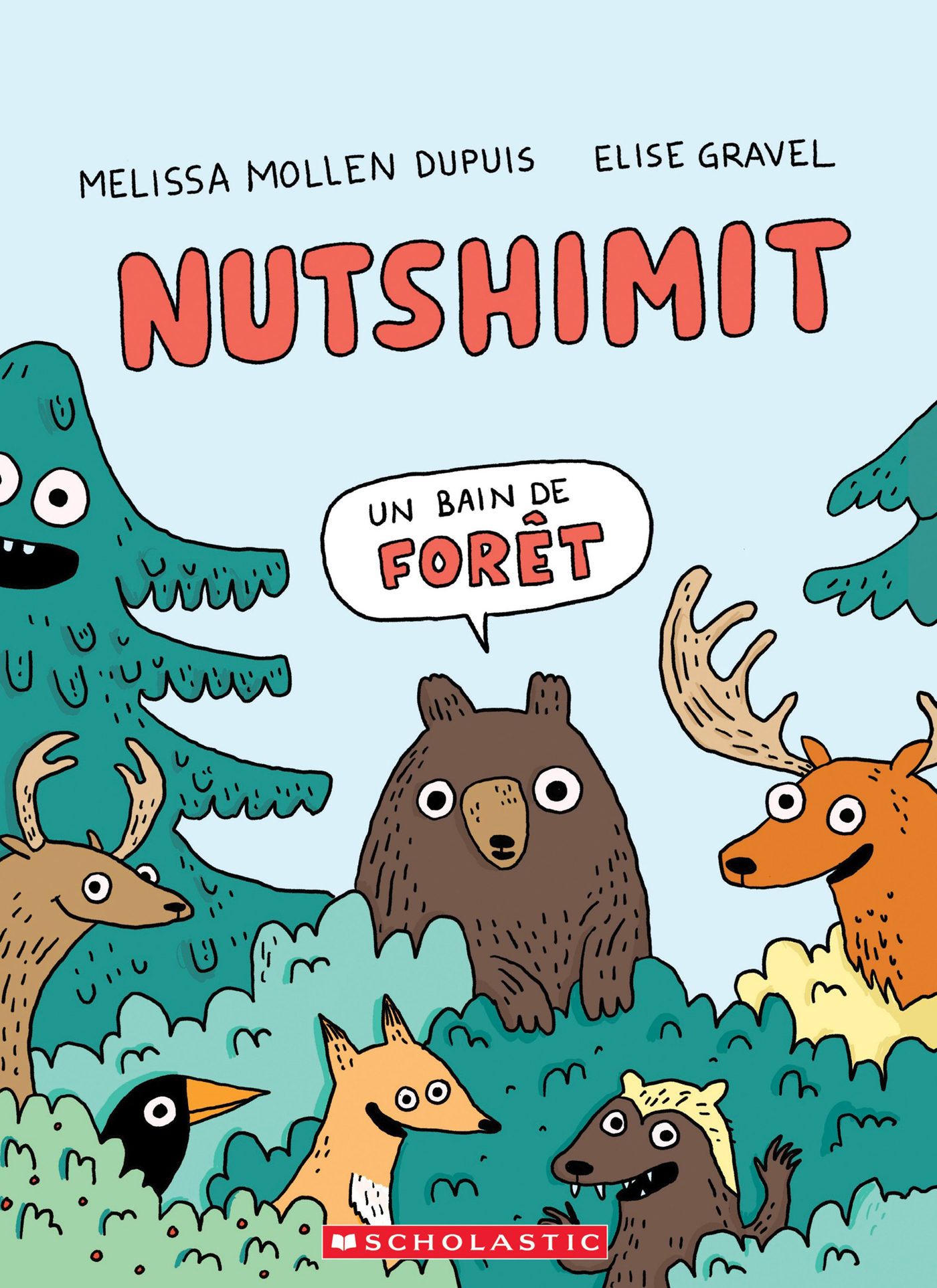 This image is the cover for the book Nutshimit: In the Woods