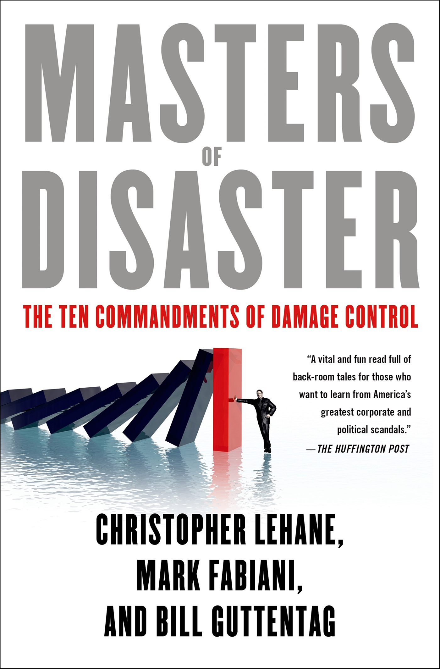 This image is the cover for the book Masters of Disaster