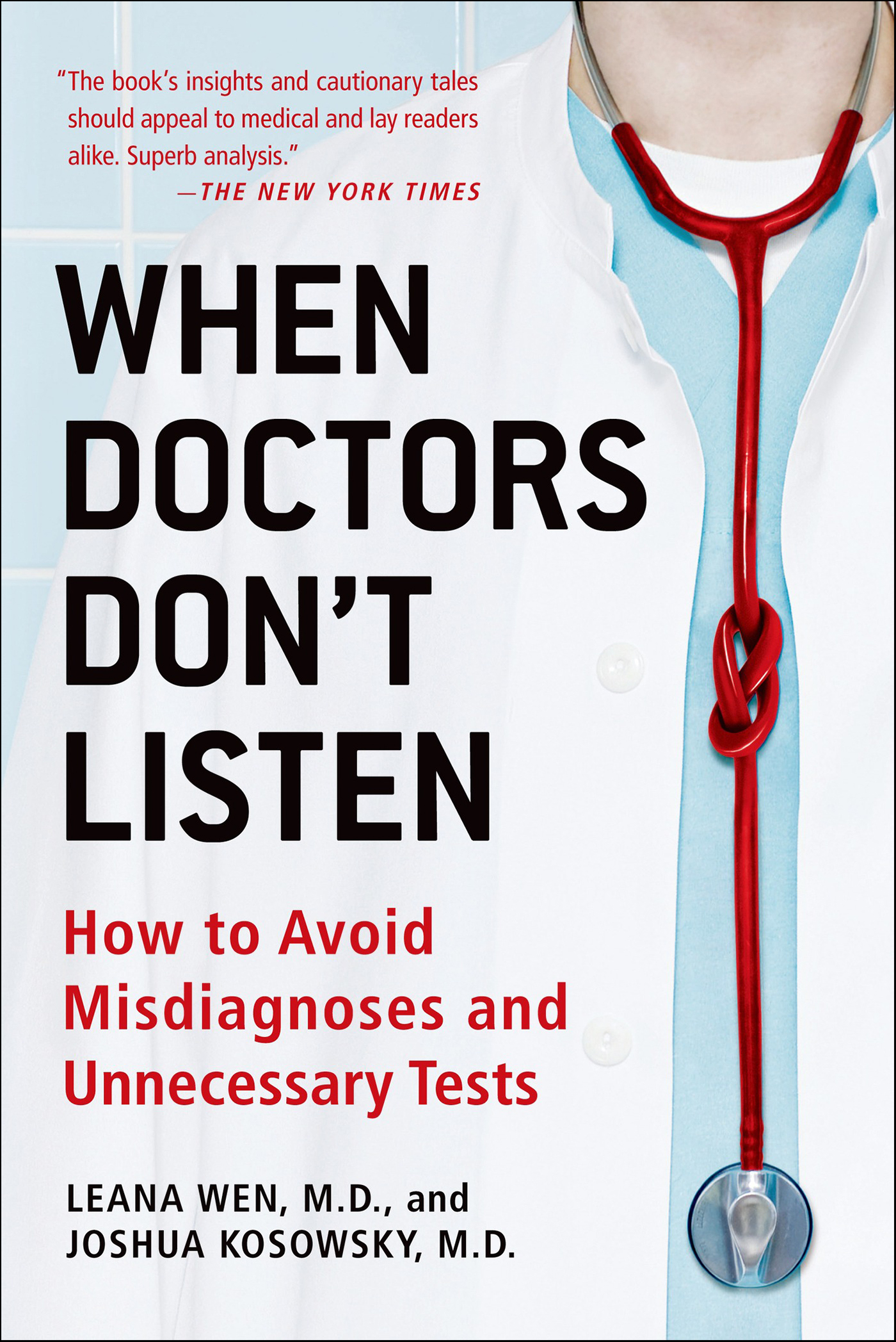 This image is the cover for the book When Doctors Don't Listen