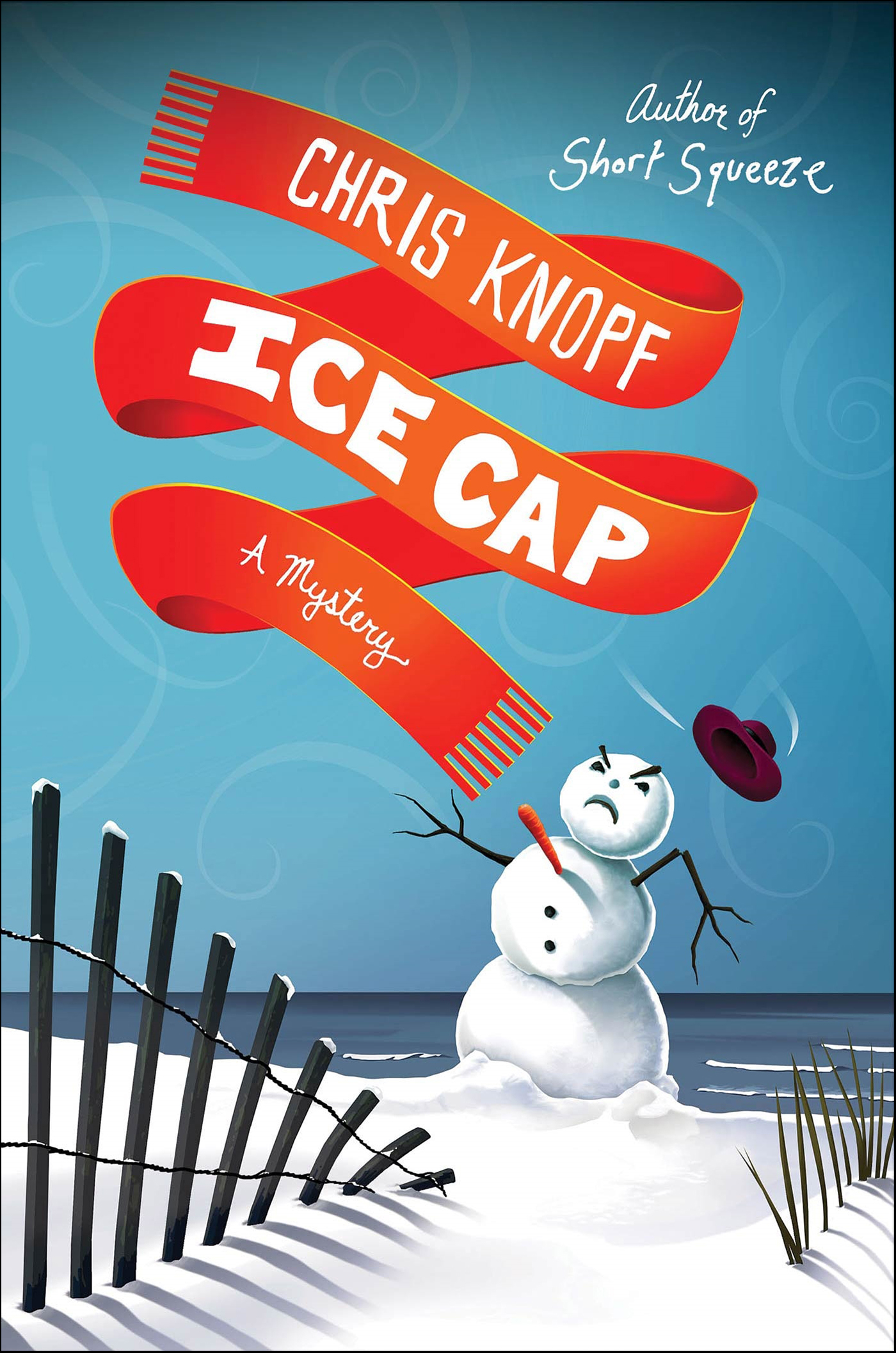 This image is the cover for the book Ice Cap, Jackie Swaitkowski Mysteries