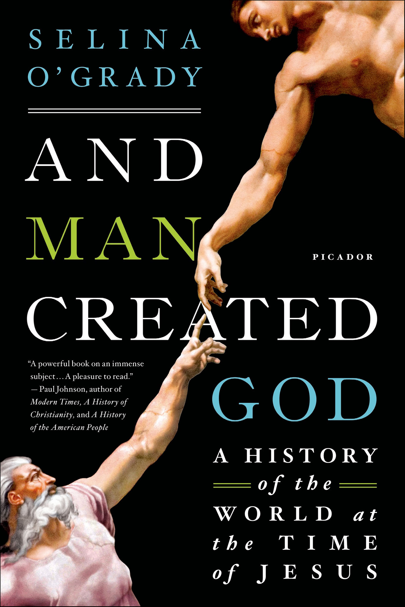 This image is the cover for the book And Man Created God