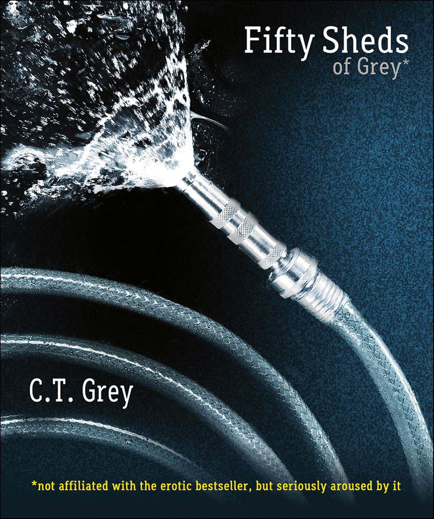 This image is the cover for the book Fifty Sheds of Grey