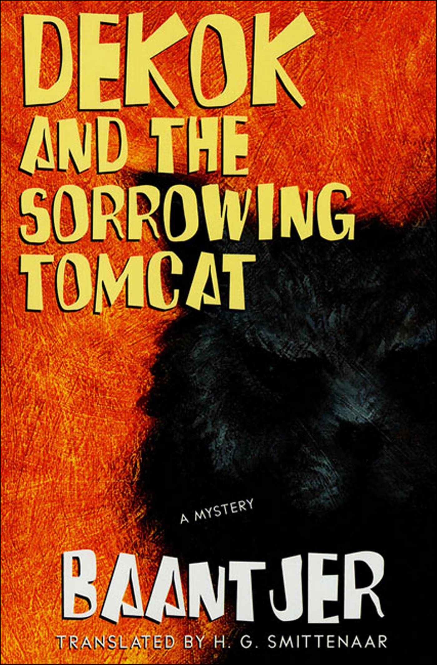 This image is the cover for the book DeKok and the Sorrowing Tomcat