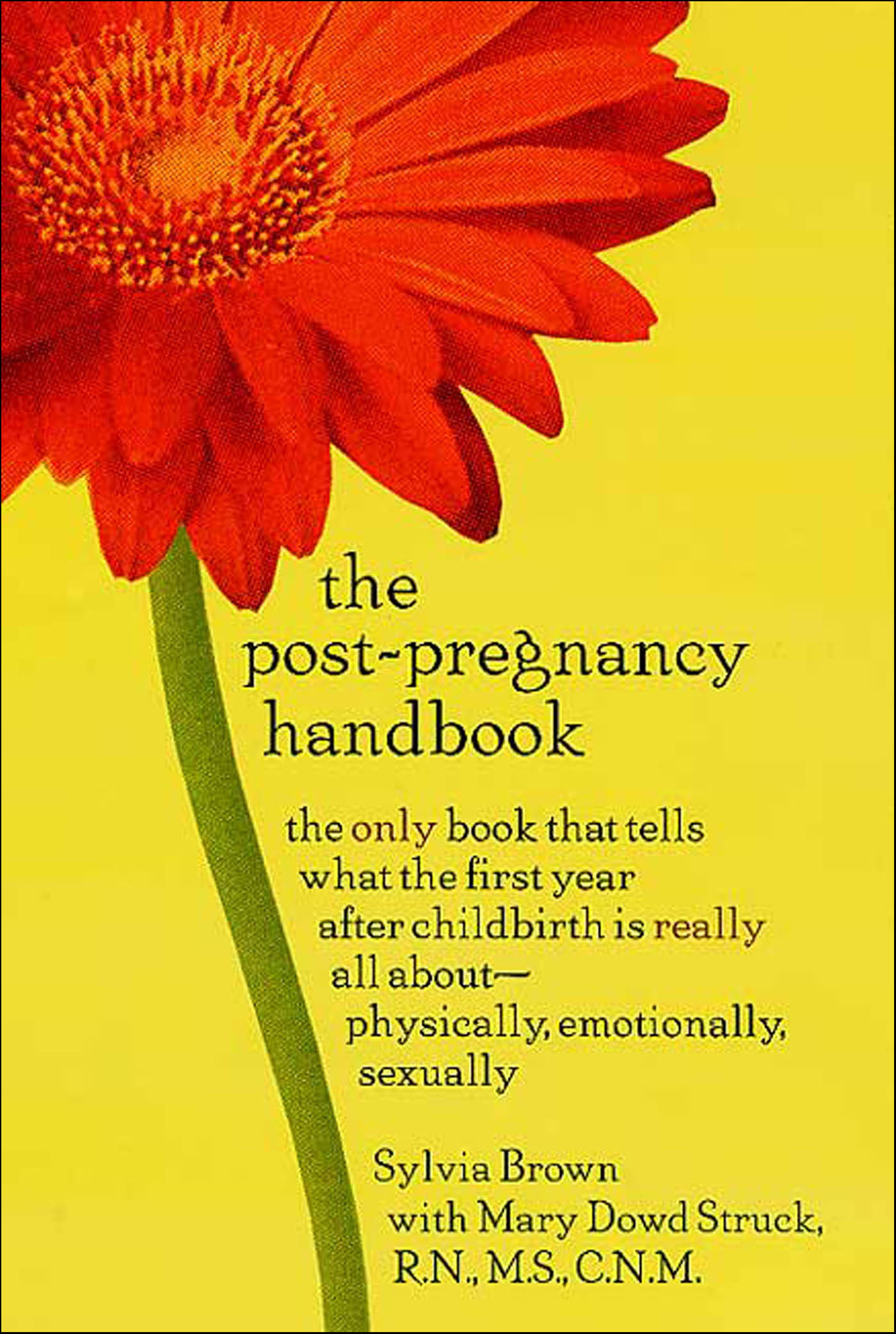 This image is the cover for the book Post-Pregnancy Handbook